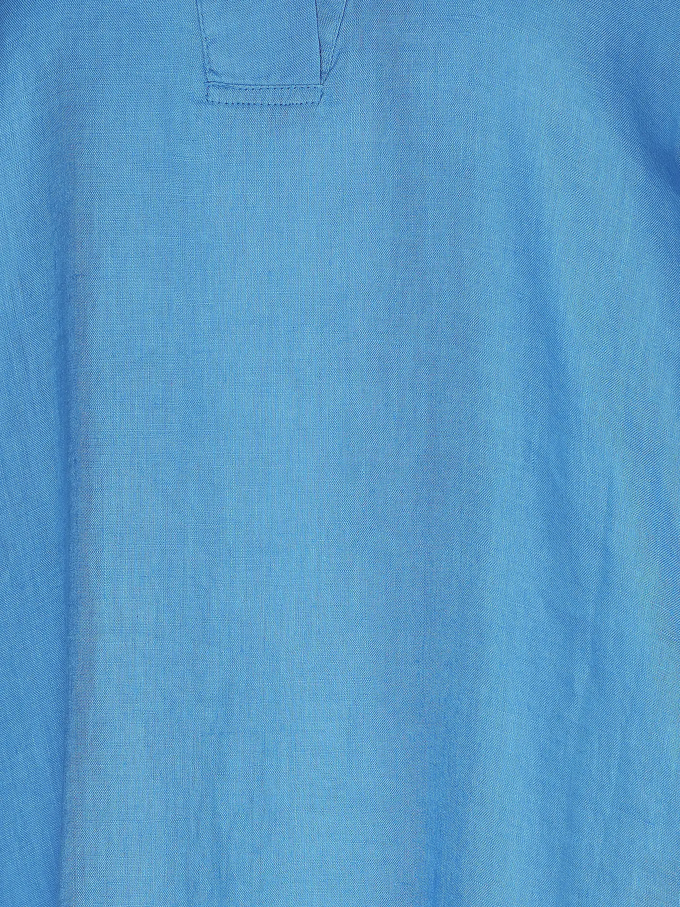 S.OLIVER | Leinenkleid | blau