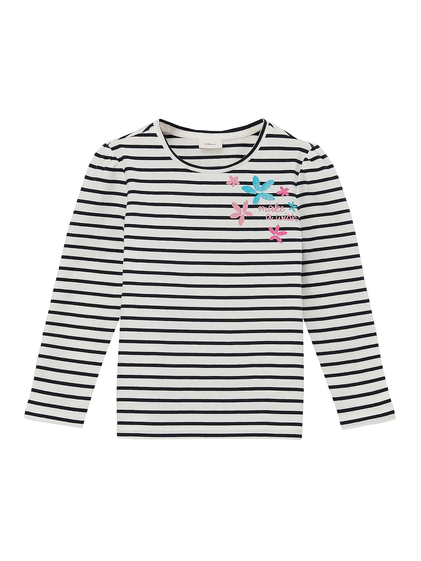 S.OLIVER | Mädchen Langarmshirt  | weiss