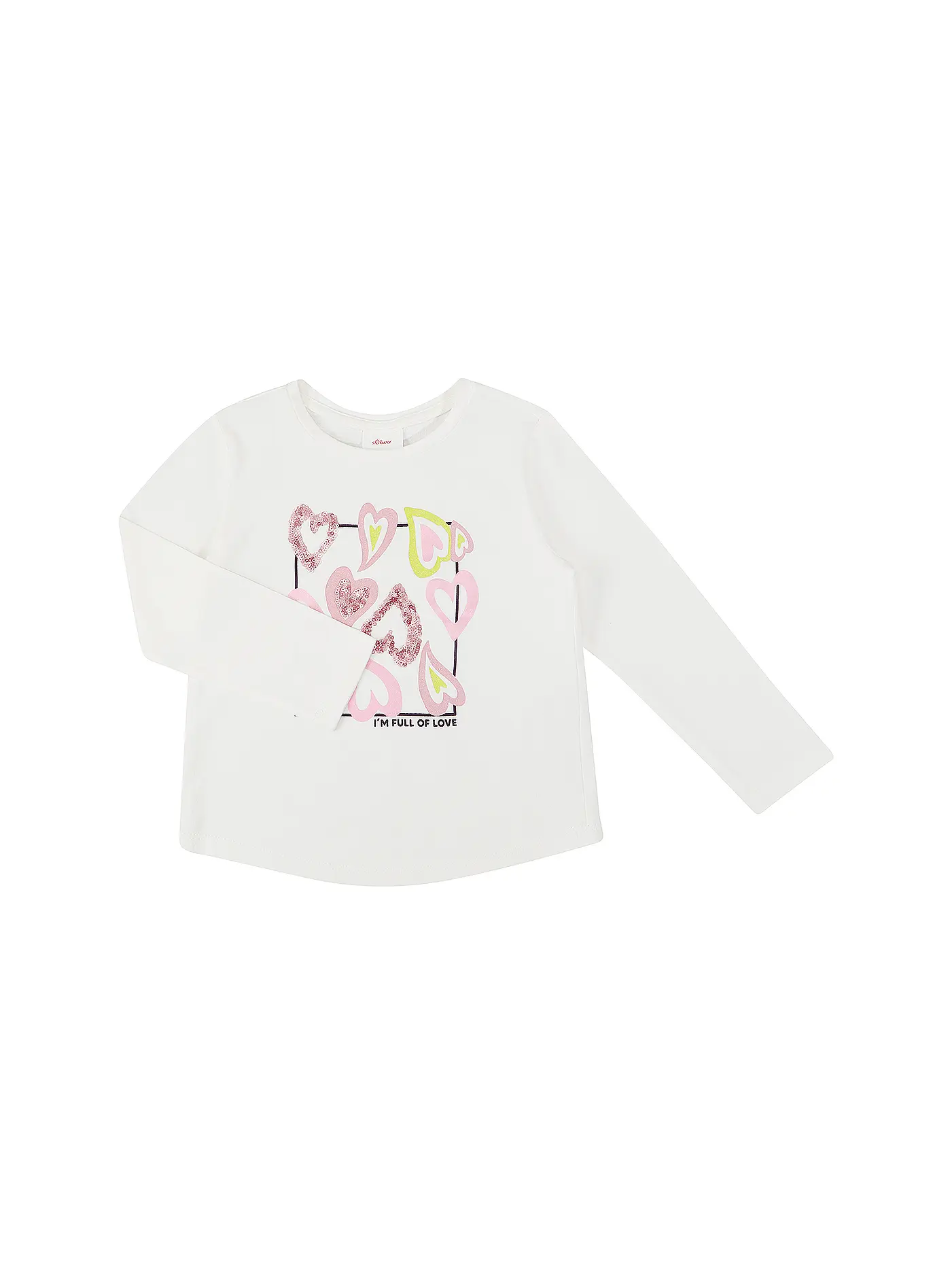 S.OLIVER | Mädchen Langarmshirt | weiss