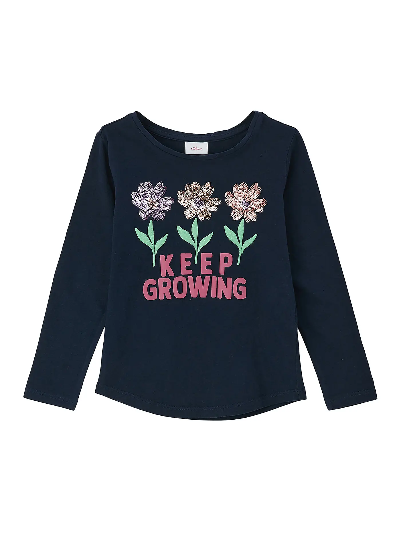 S.OLIVER | Mädchen Langarmshirt | dunkelblau