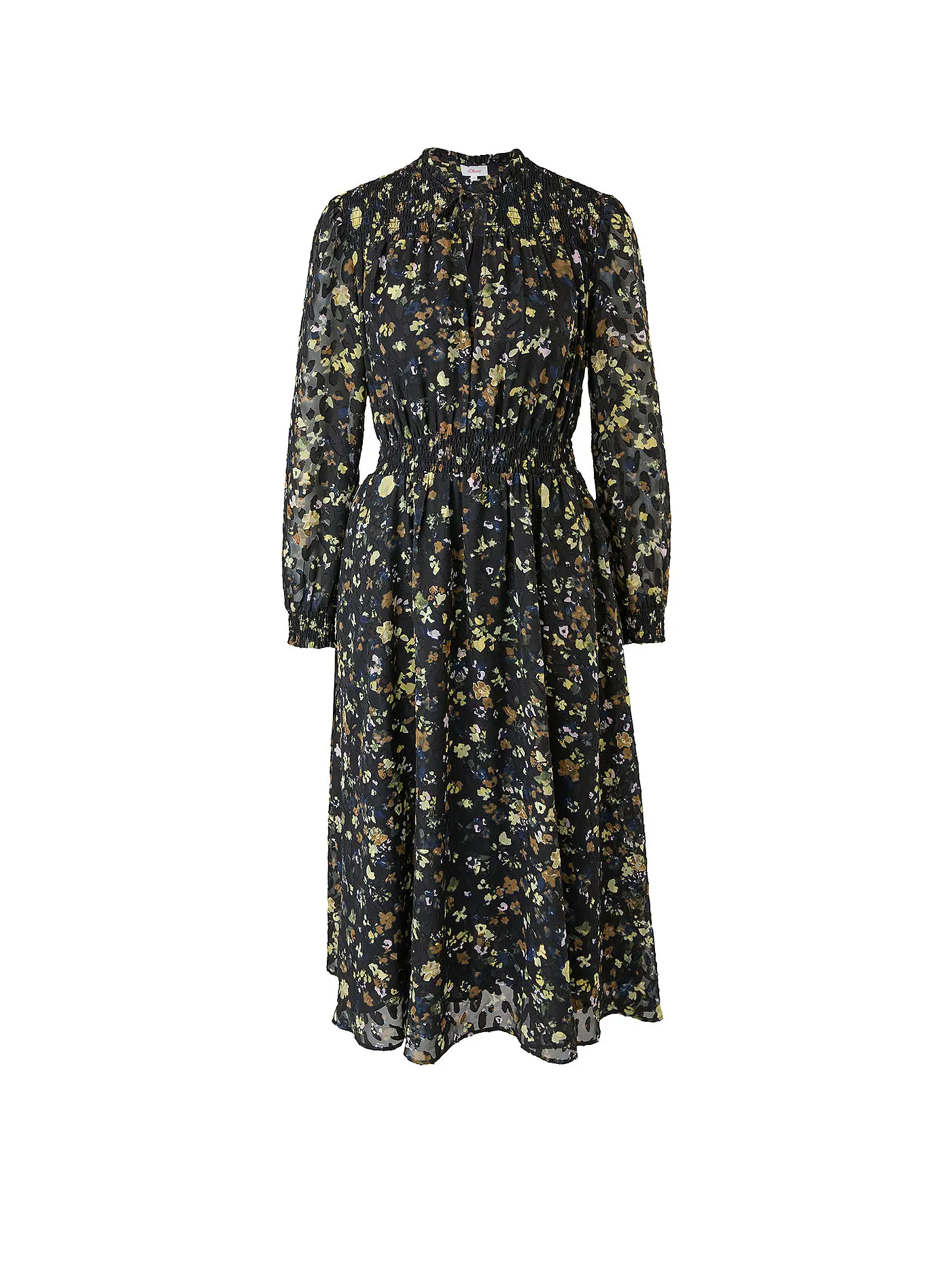 S.OLIVER | Midikleid | grau