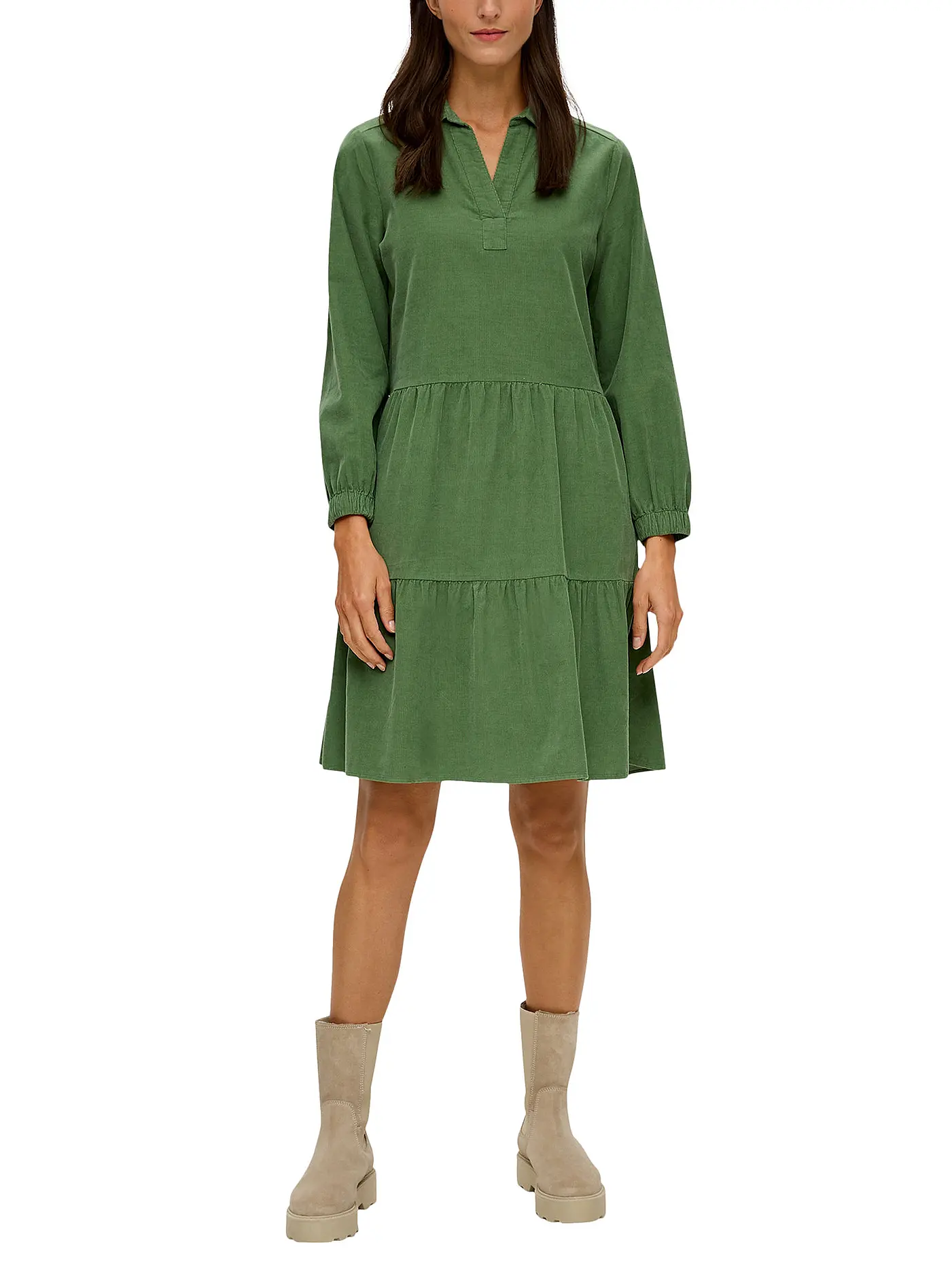 S.OLIVER | Minikleid | grün