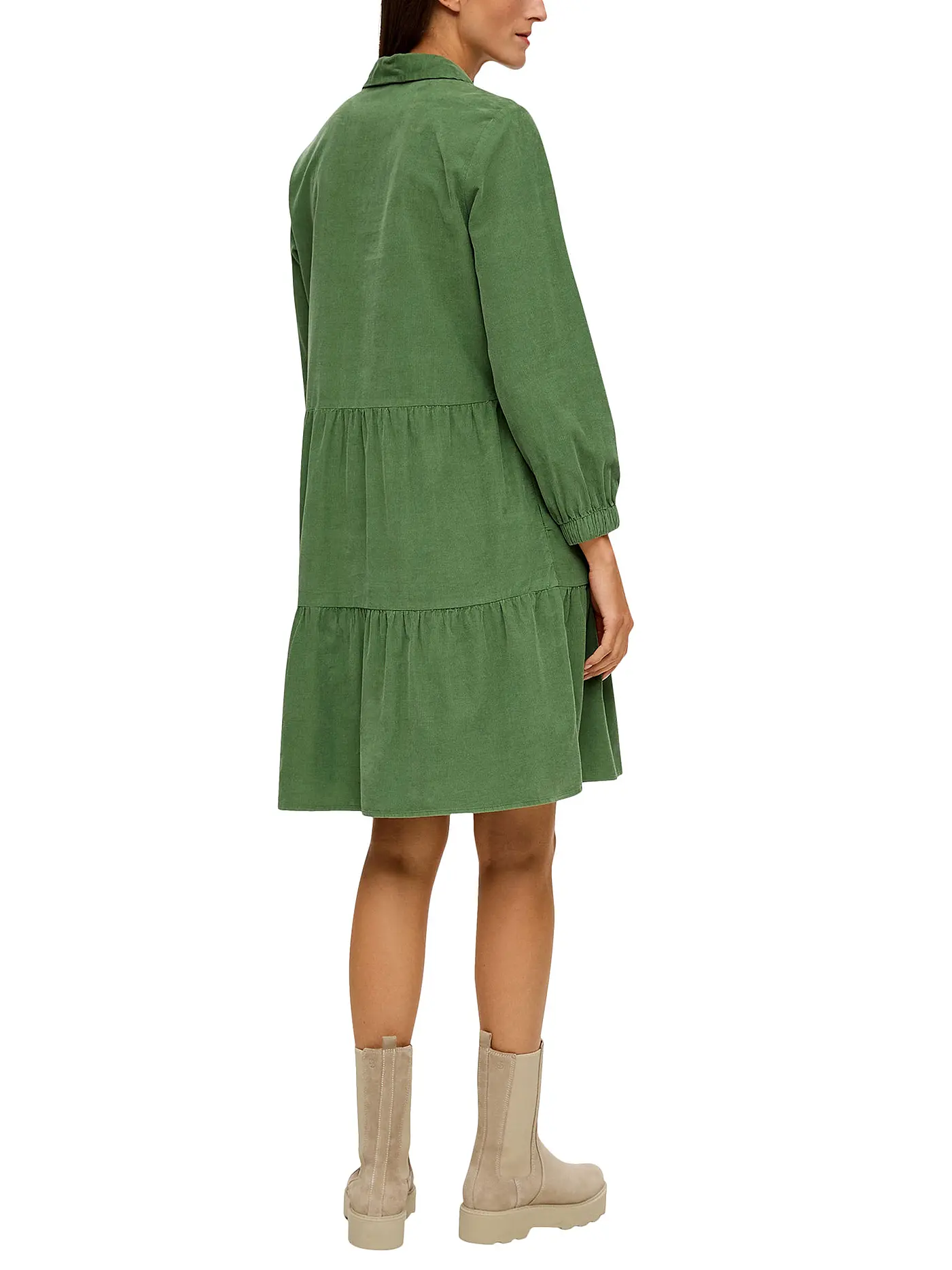 S.OLIVER | Minikleid | grün