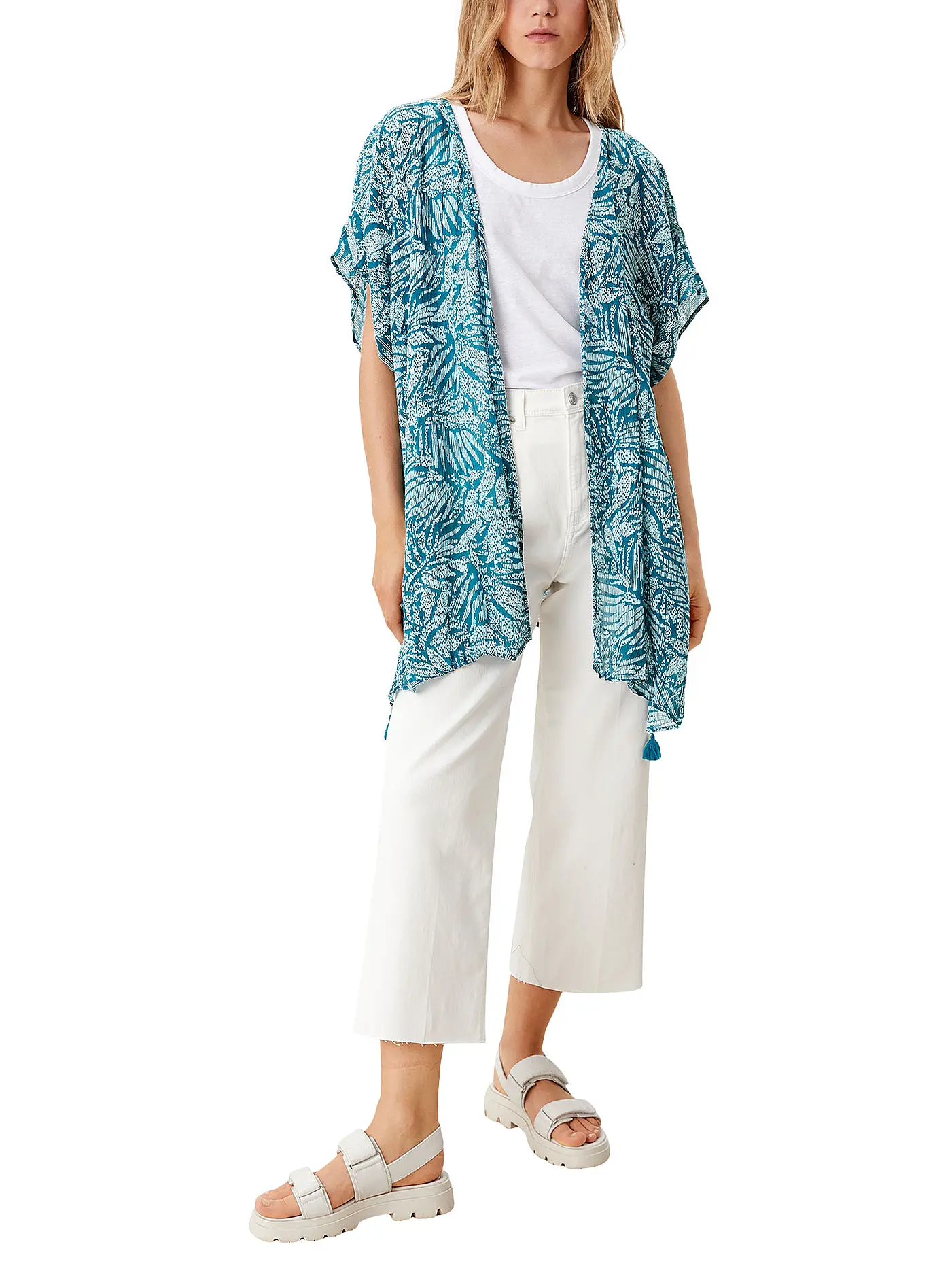 S.OLIVER | Poncho | petrol