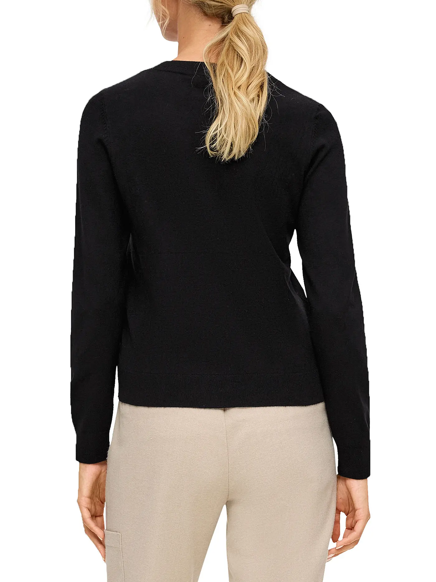 S.OLIVER | Pullover | schwarz
