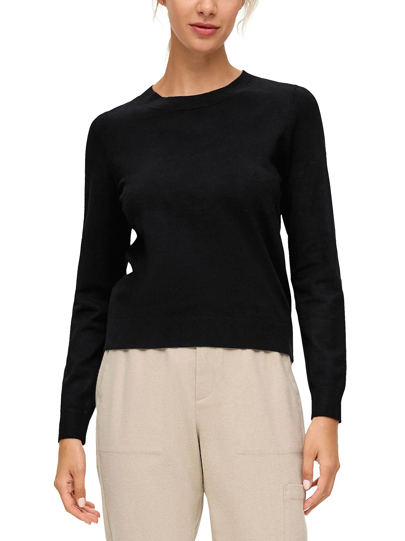 S.OLIVER | Pullover | schwarz