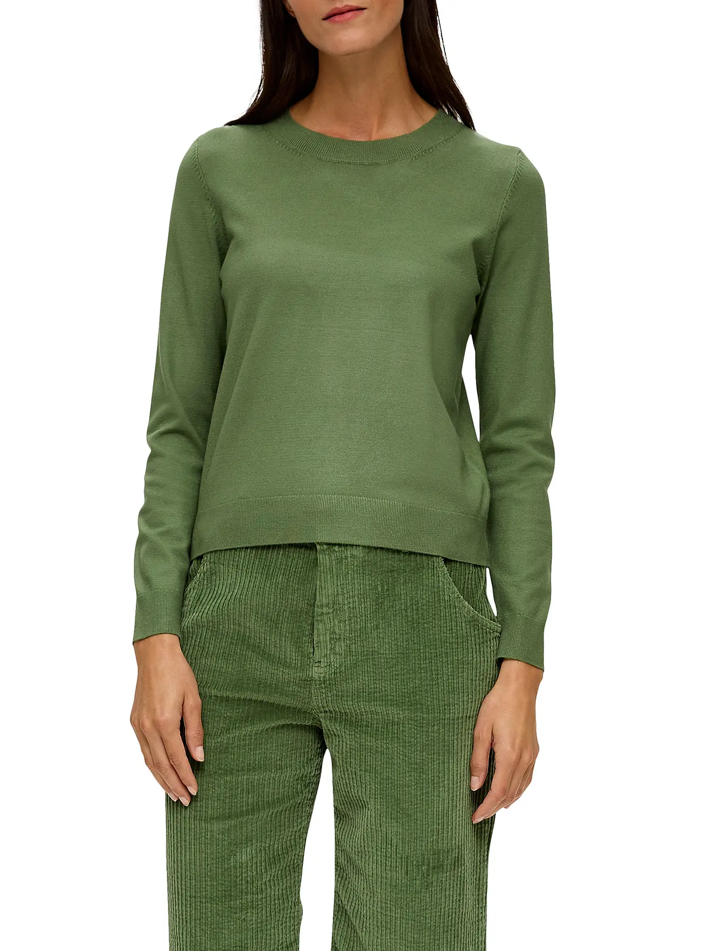 S.OLIVER | Pullover | grün