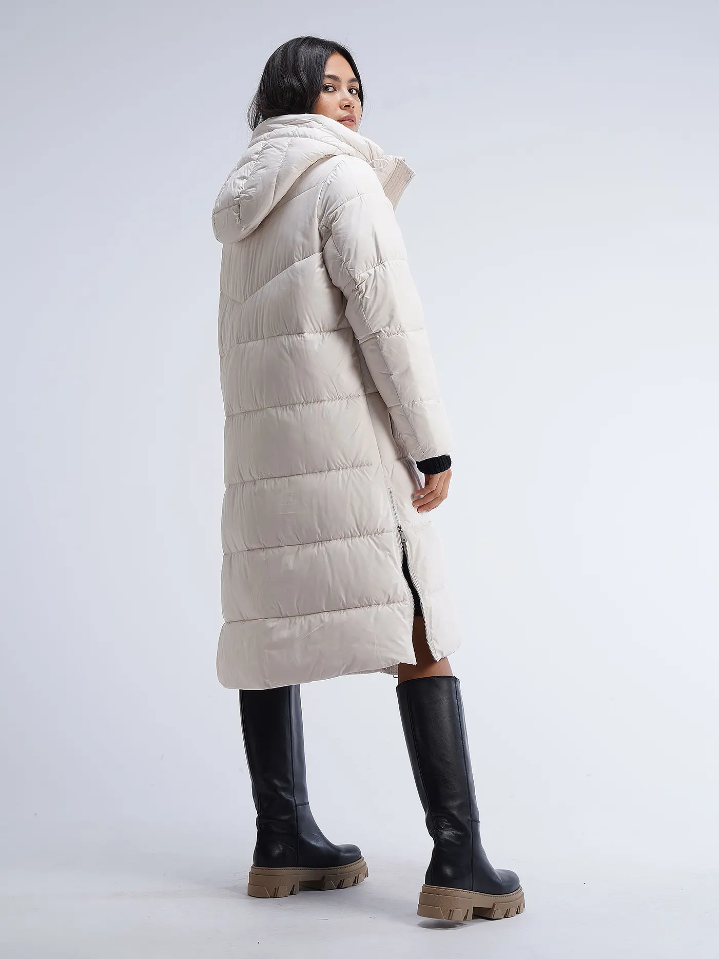 S.OLIVER | Steppmantel | creme