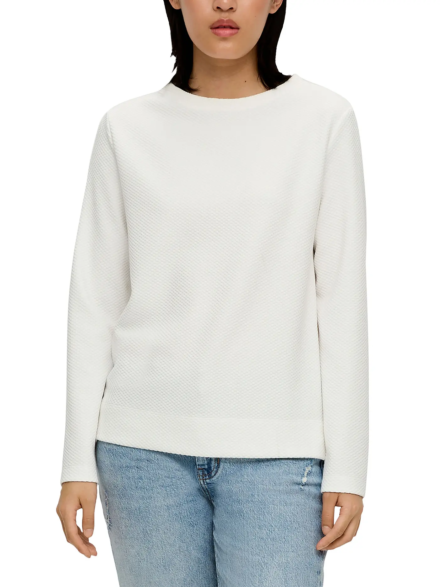 S.OLIVER | Sweater | weiss