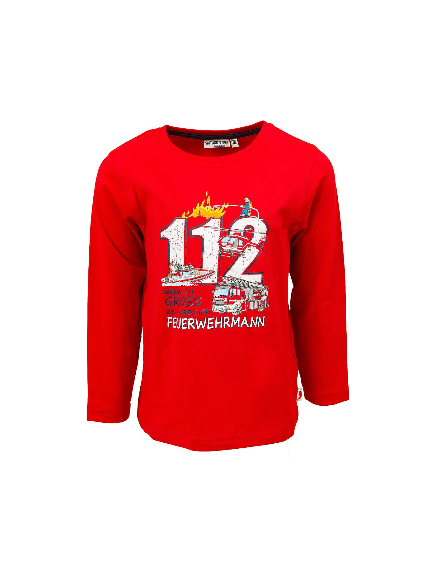 SALT AND PEPPER | Jungen Langarmshirt | rot