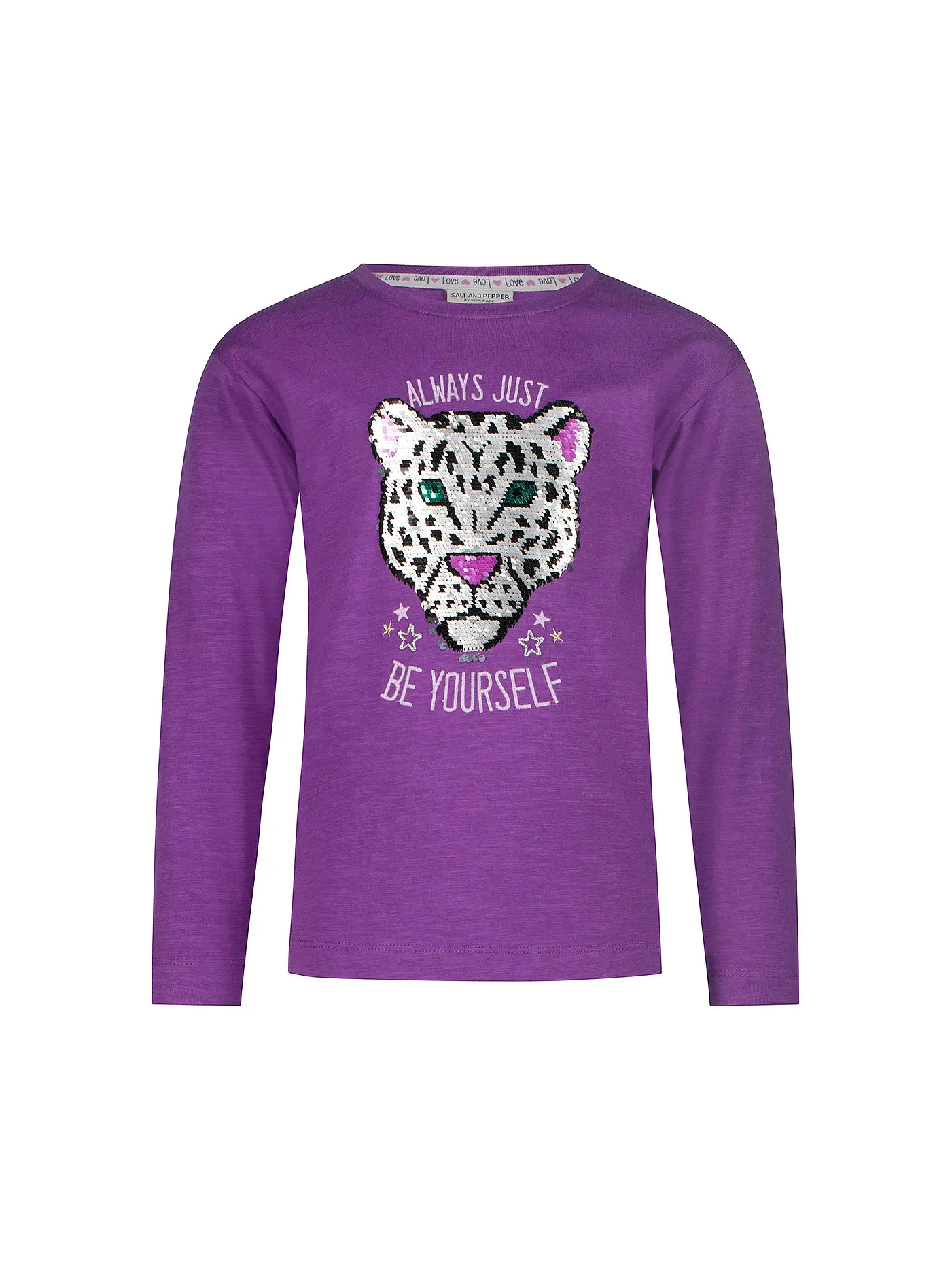 SALT AND PEPPER | Mädchen Langarmshirt GOOD TIMES | lila