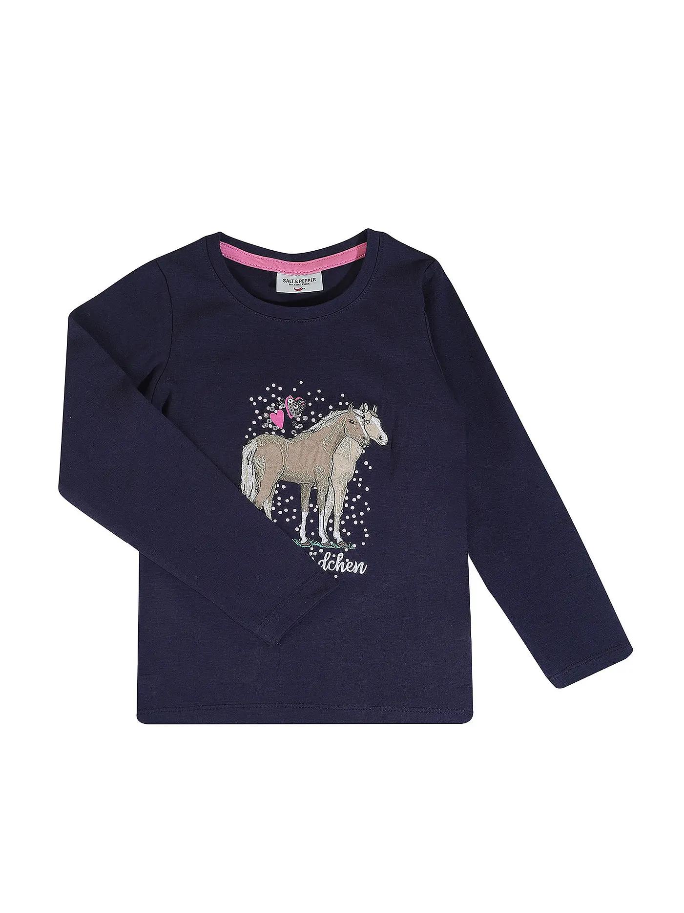 SALT AND PEPPER | Mädchen Langarmshirt | blau