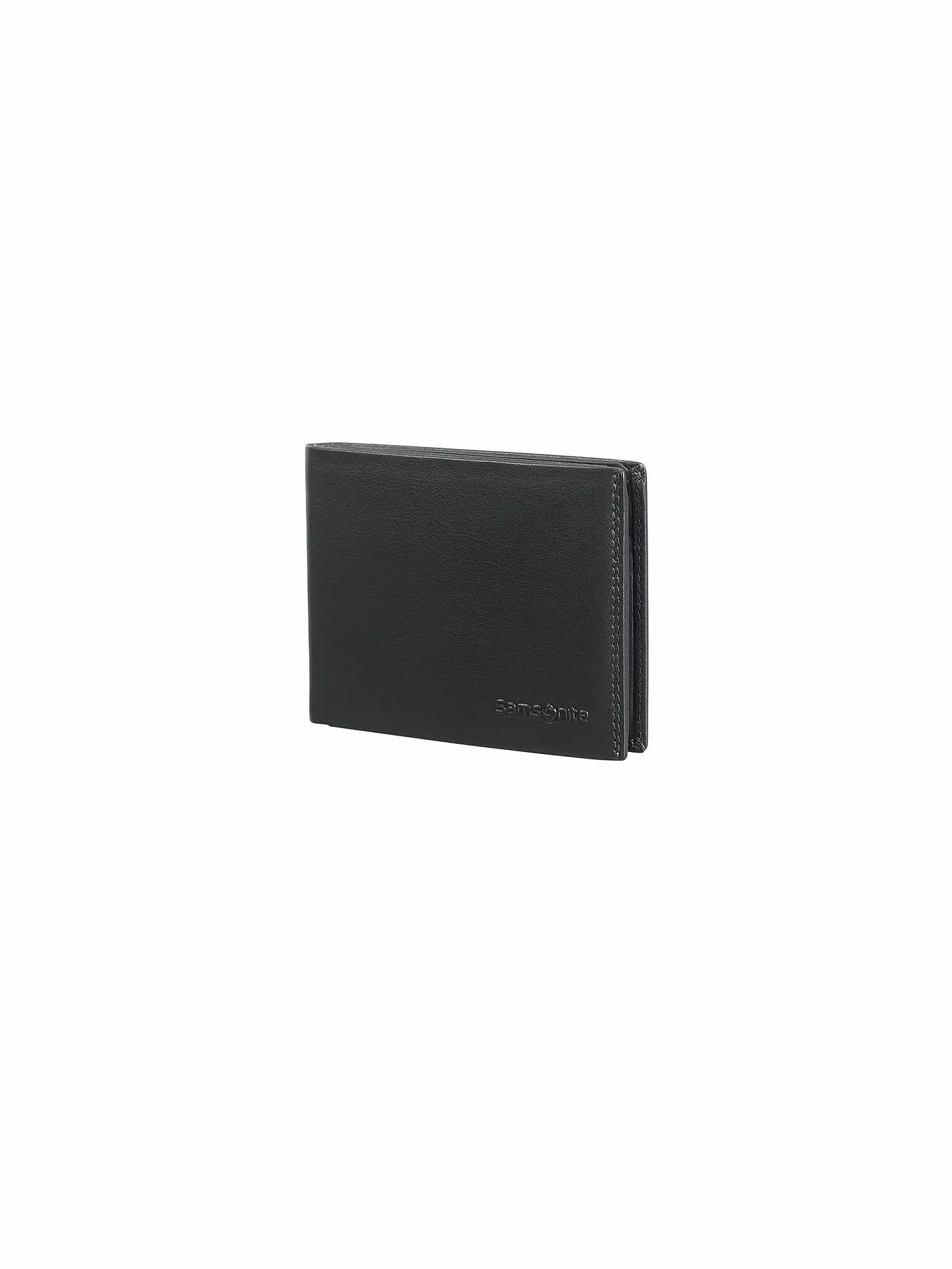 SAMSONITE | Ledergeldbörse " Attack 2 SLG " black | schwarz