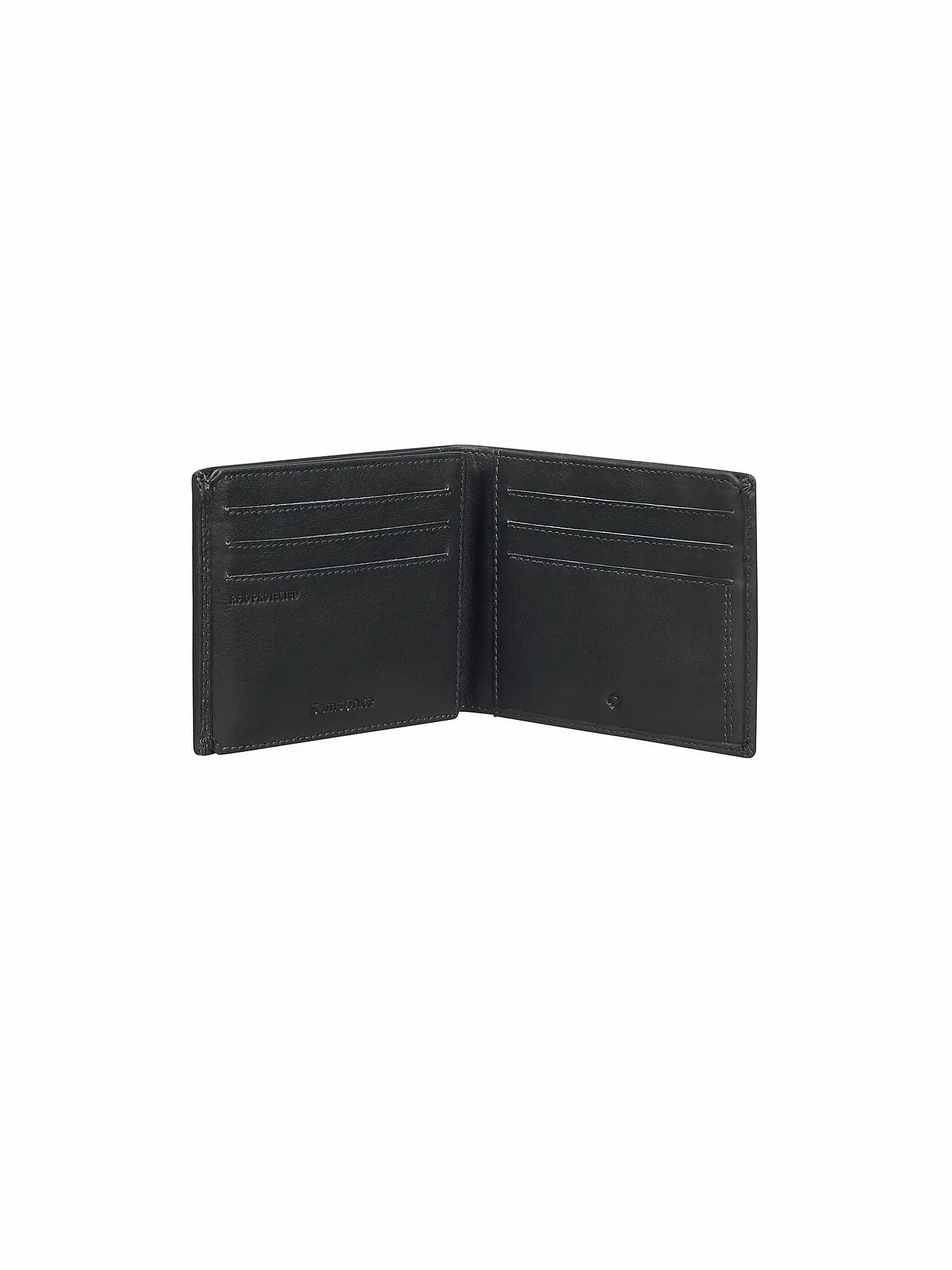 SAMSONITE | Ledergeldbörse " Attack 2 SLG " black | schwarz