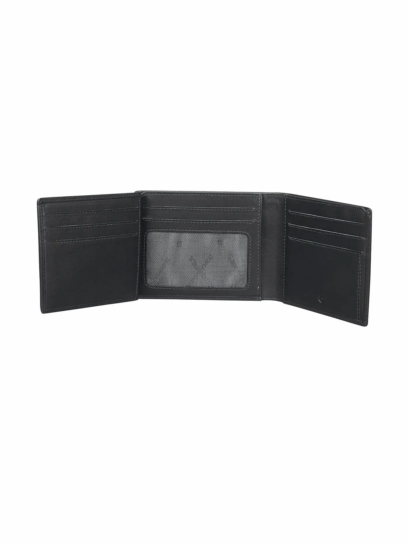 SAMSONITE | Ledergeldbörse " Attack 2 SLG " black | schwarz