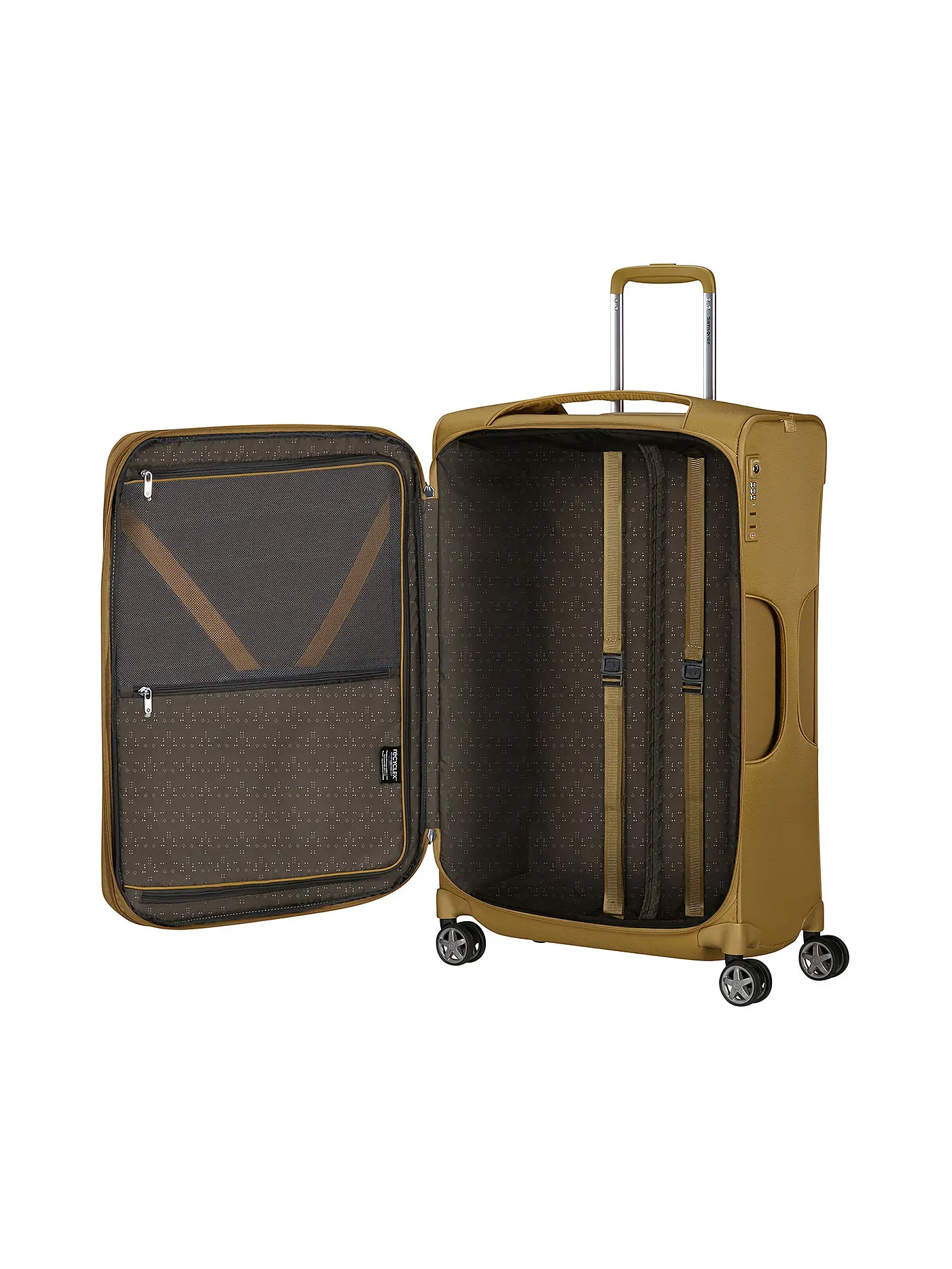 SAMSONITE | Trolley  D'LITE SPINNER 71cm erweiterbar mustard yellow | senf
