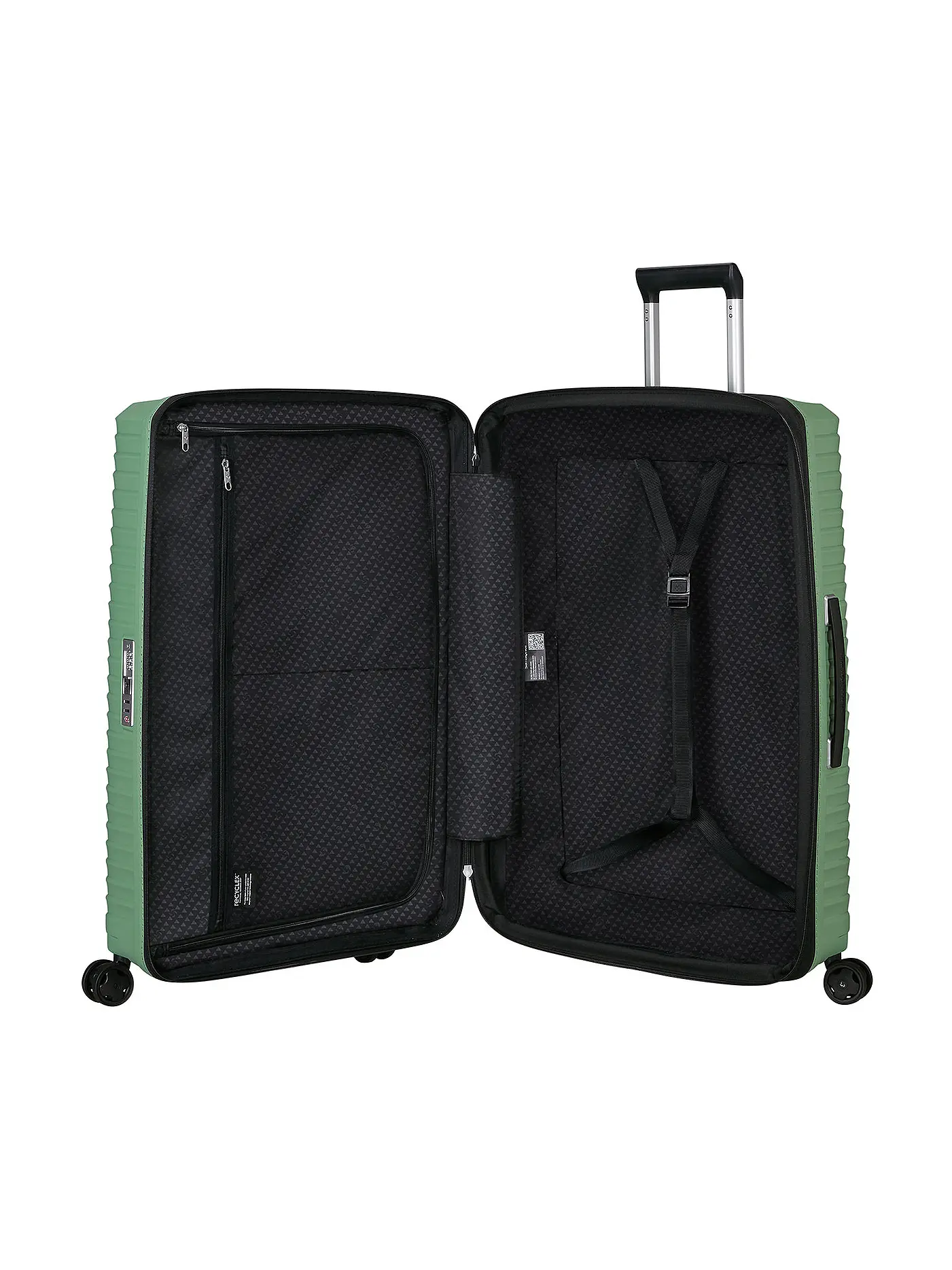 SAMSONITE | Trolley  UPSCAPE SPINNER 68cm erweiterbar stone green  | grün