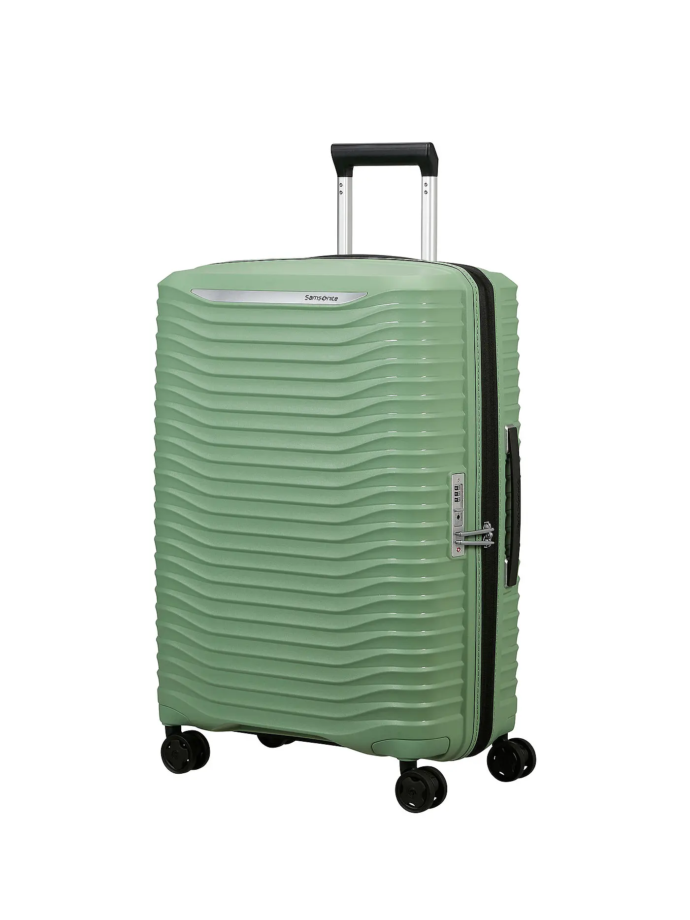 SAMSONITE | Trolley  UPSCAPE SPINNER 68cm erweiterbar stone green  | grün