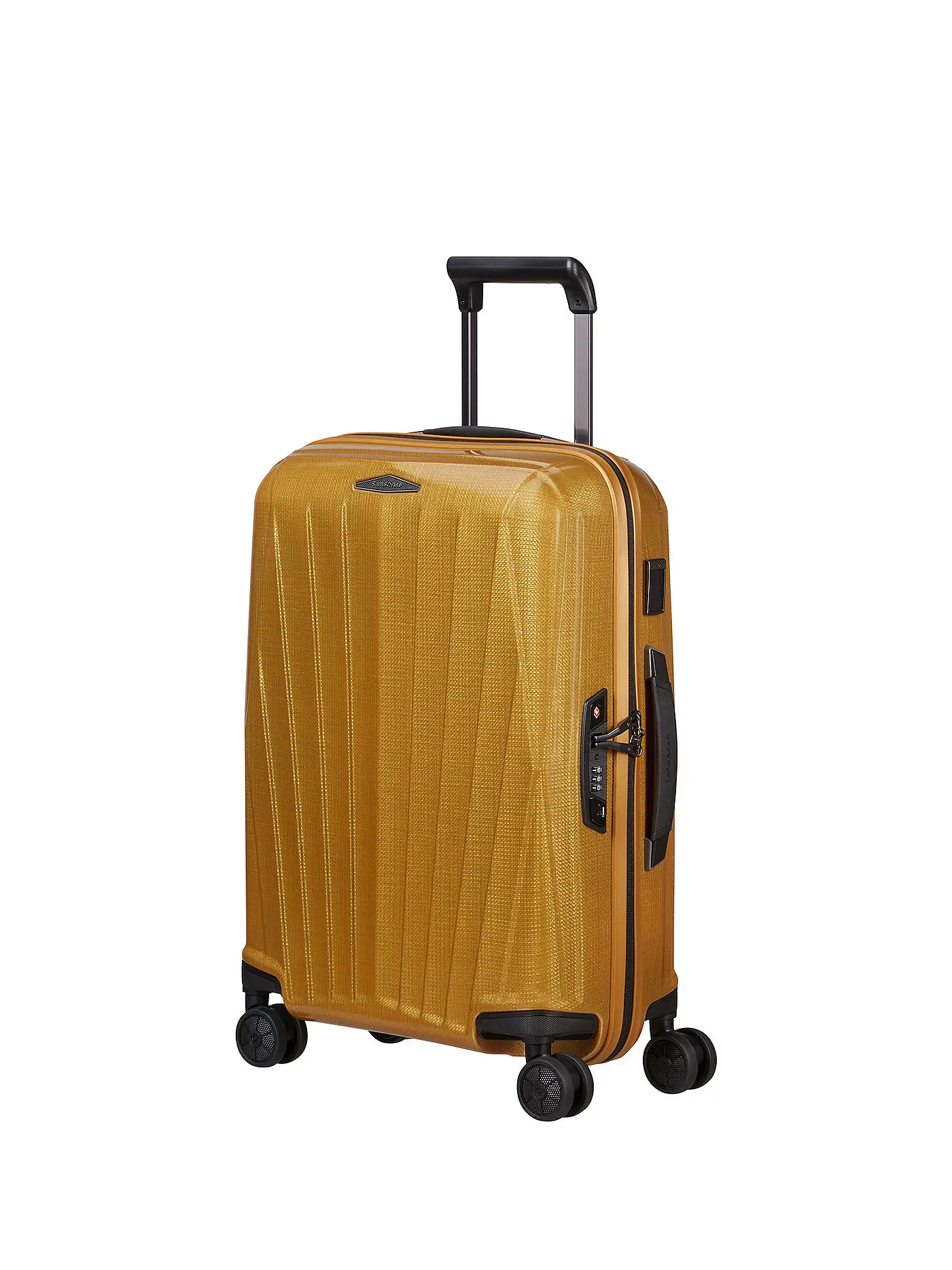 SAMSONITE | Trolley 55cm erweiterbar MAJOR-LITE SPINNER saffron yellow | gold