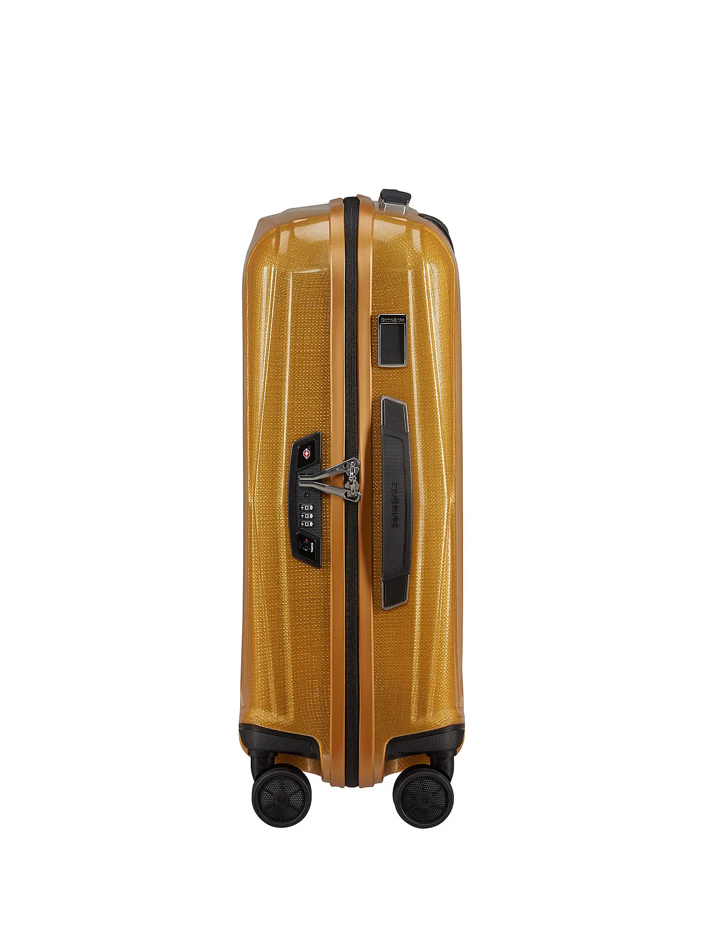 SAMSONITE | Trolley 55cm erweiterbar MAJOR-LITE SPINNER saffron yellow | gold