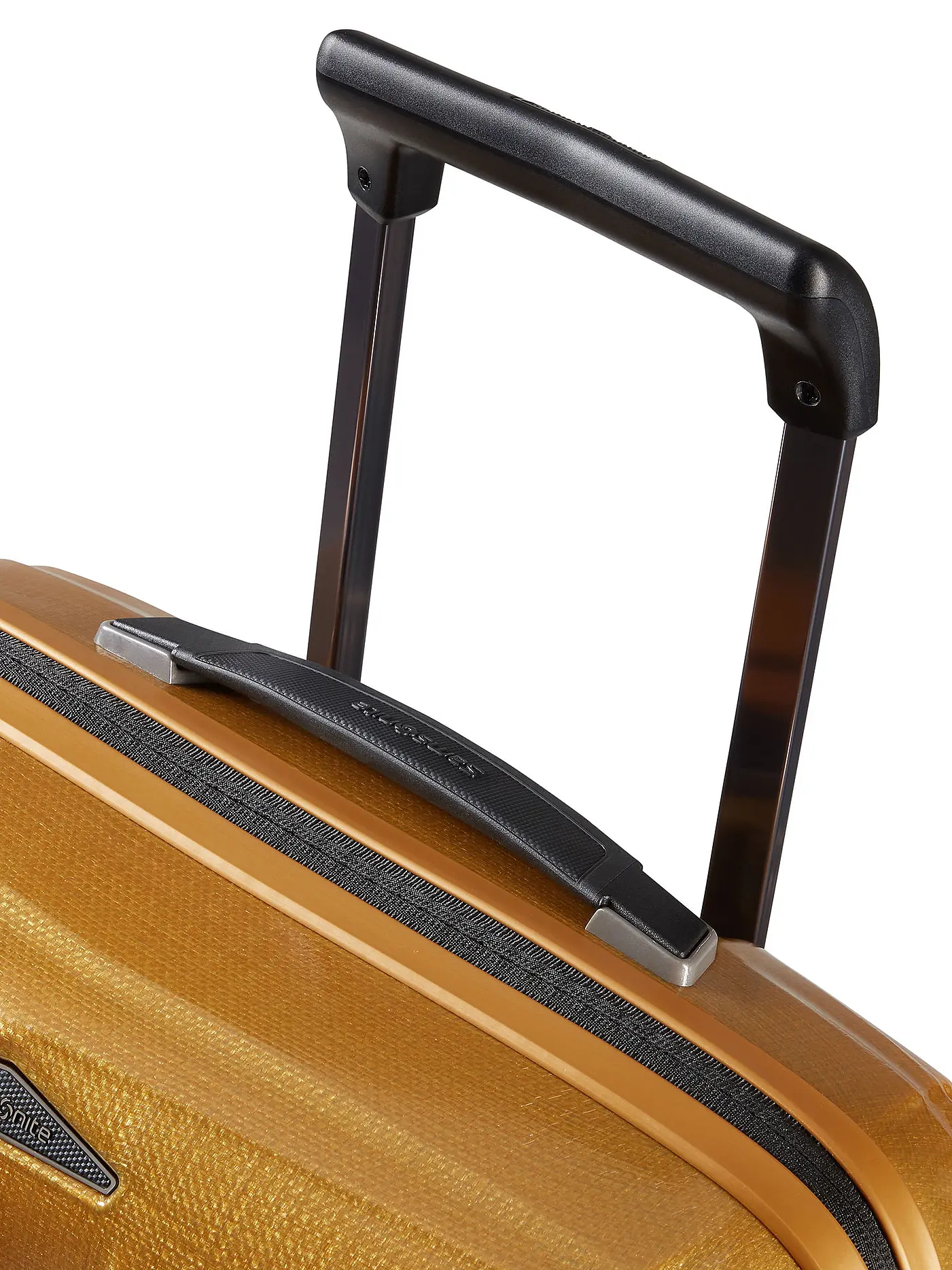 SAMSONITE | Trolley 55cm erweiterbar MAJOR-LITE SPINNER saffron yellow | gold