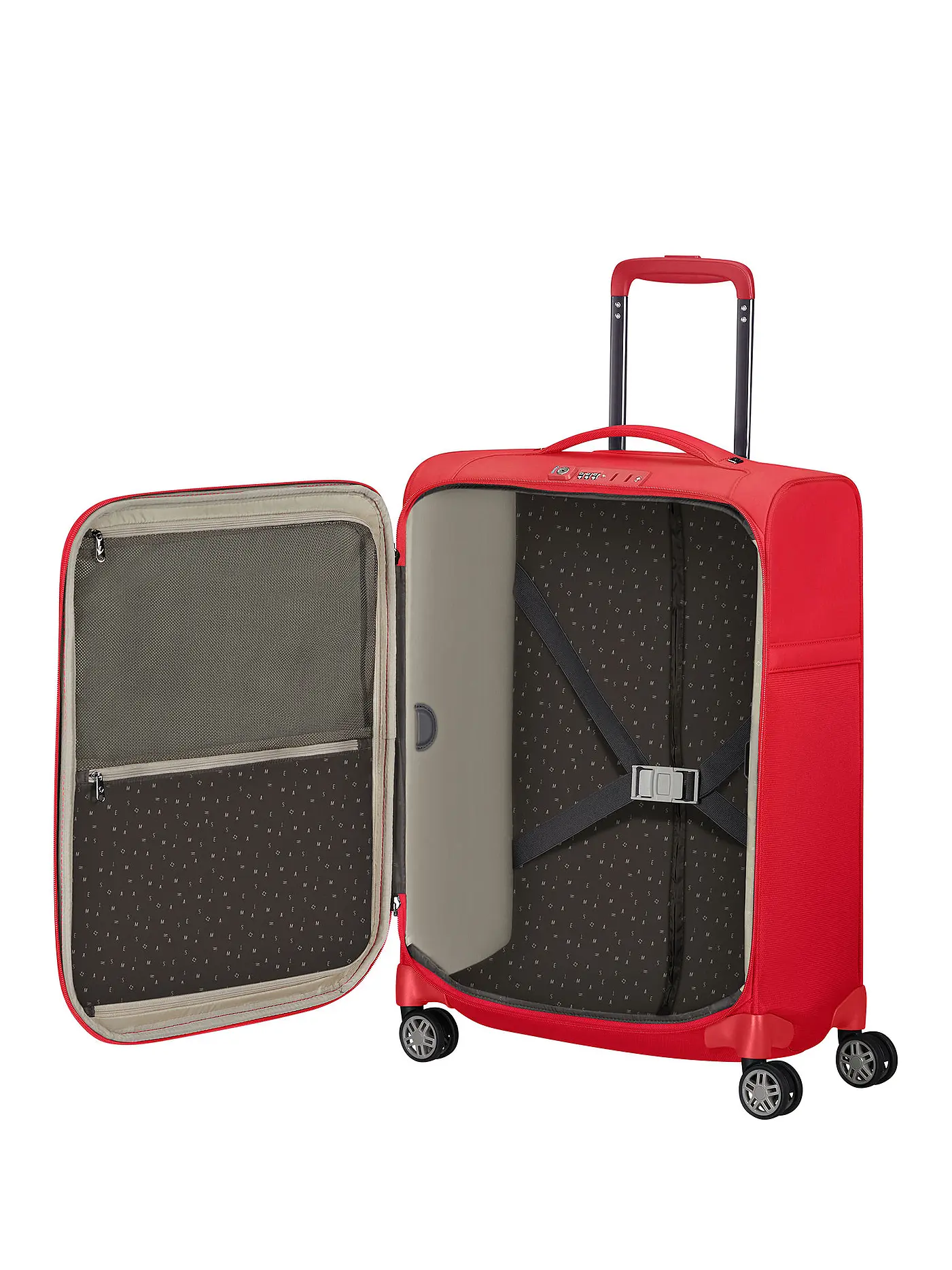 SAMSONITE | Trolley Airea Spinner 55cm Strict  Hibiscus Red | rot