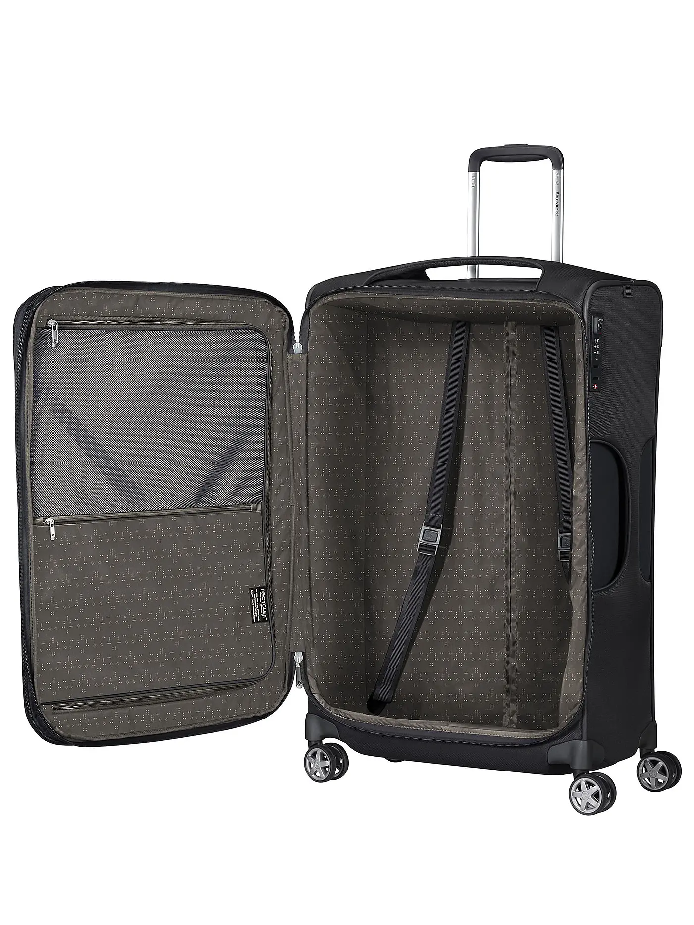 SAMSONITE | Trolley D' LITE SPINNER 71cm erweiterbar Black | schwarz