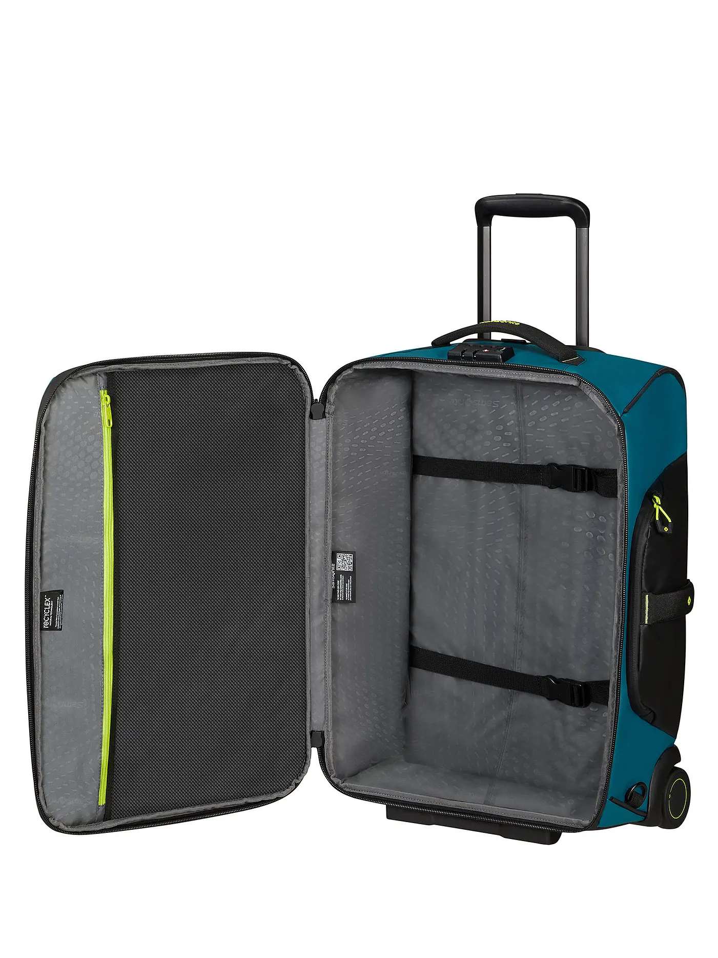 SAMSONITE | Trolley Ecodiver Duffle 55cm Petrol Blue / Lime | petrol