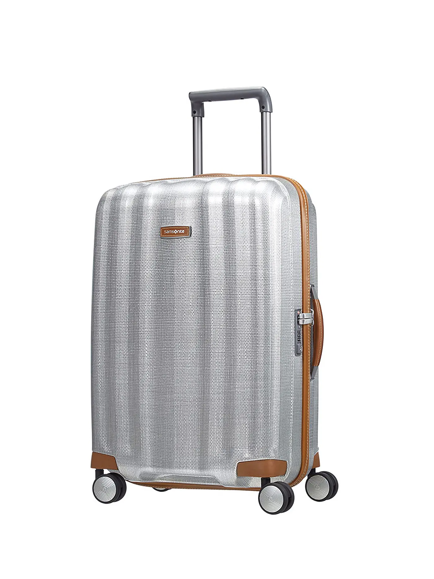 SAMSONITE | Trolley LITE-CUBE DLX SPINNER 68cm (61243 1004 Aluminium) | silber