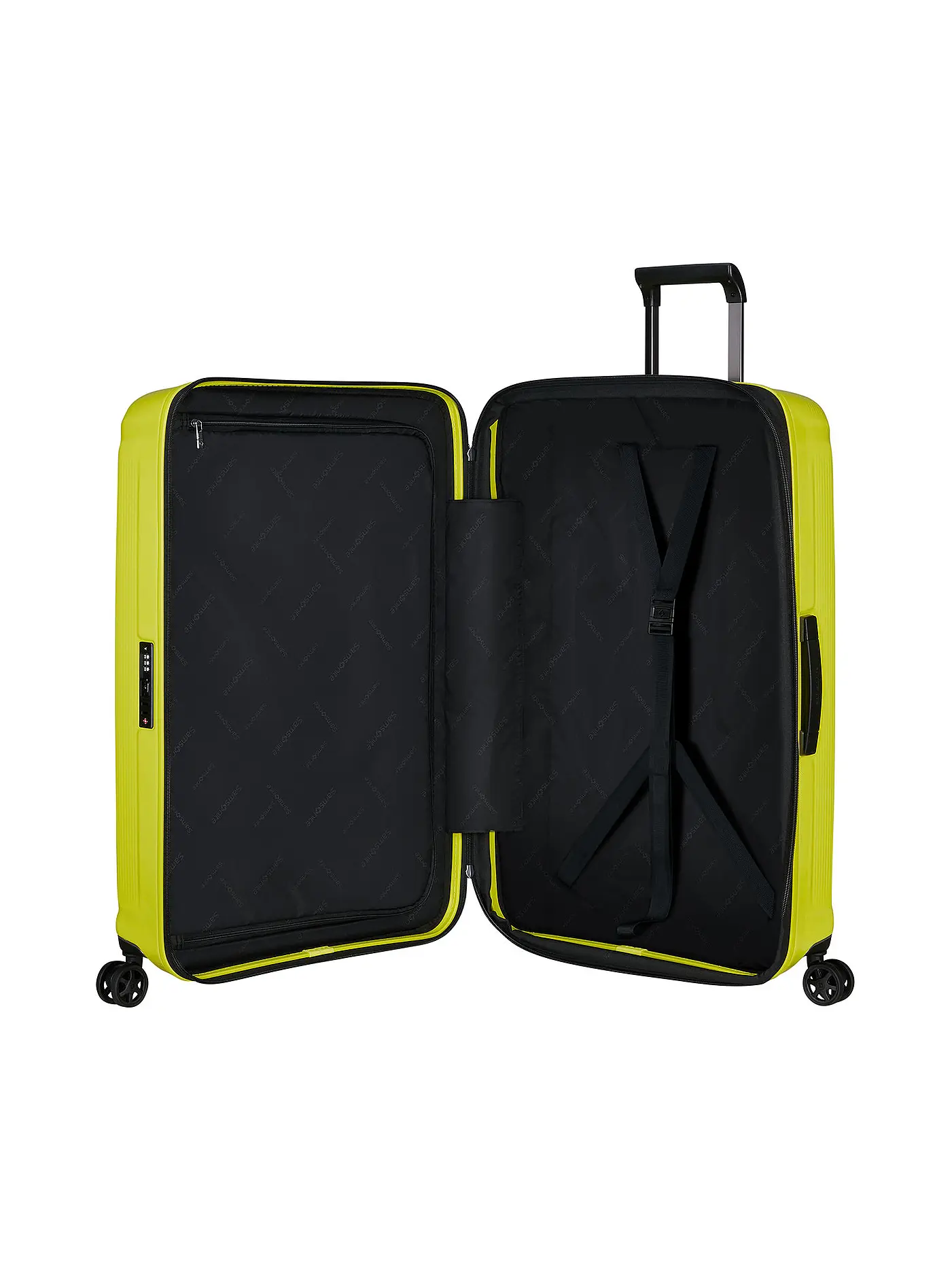 SAMSONITE | Trolley NUON SPINNER 75cm erweiterbar metallic lime  | gelb