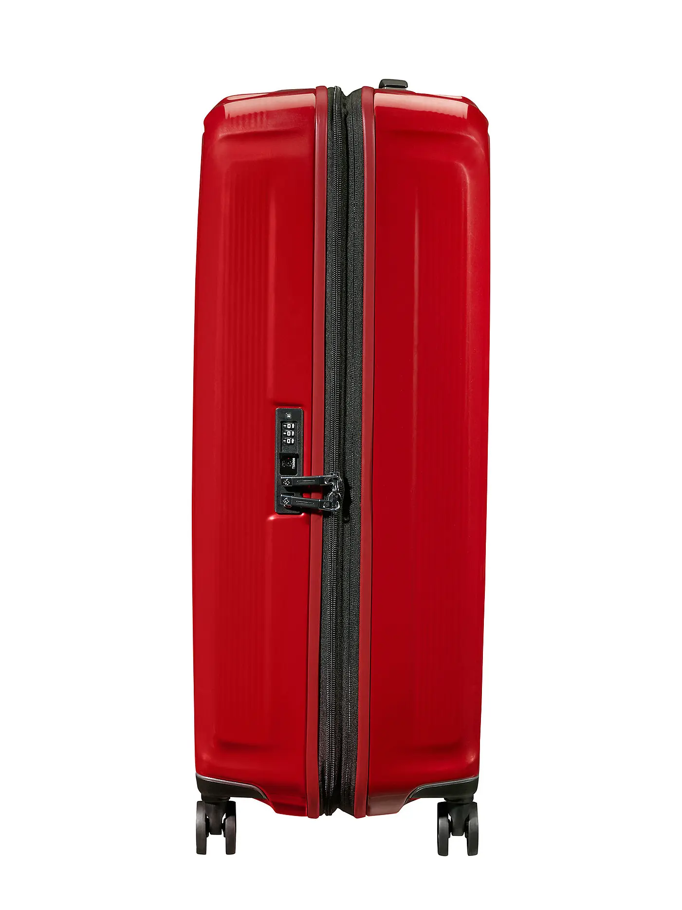 SAMSONITE | Trolley Nuon Spinner 75cm erweiterbar Metallic Red | rot