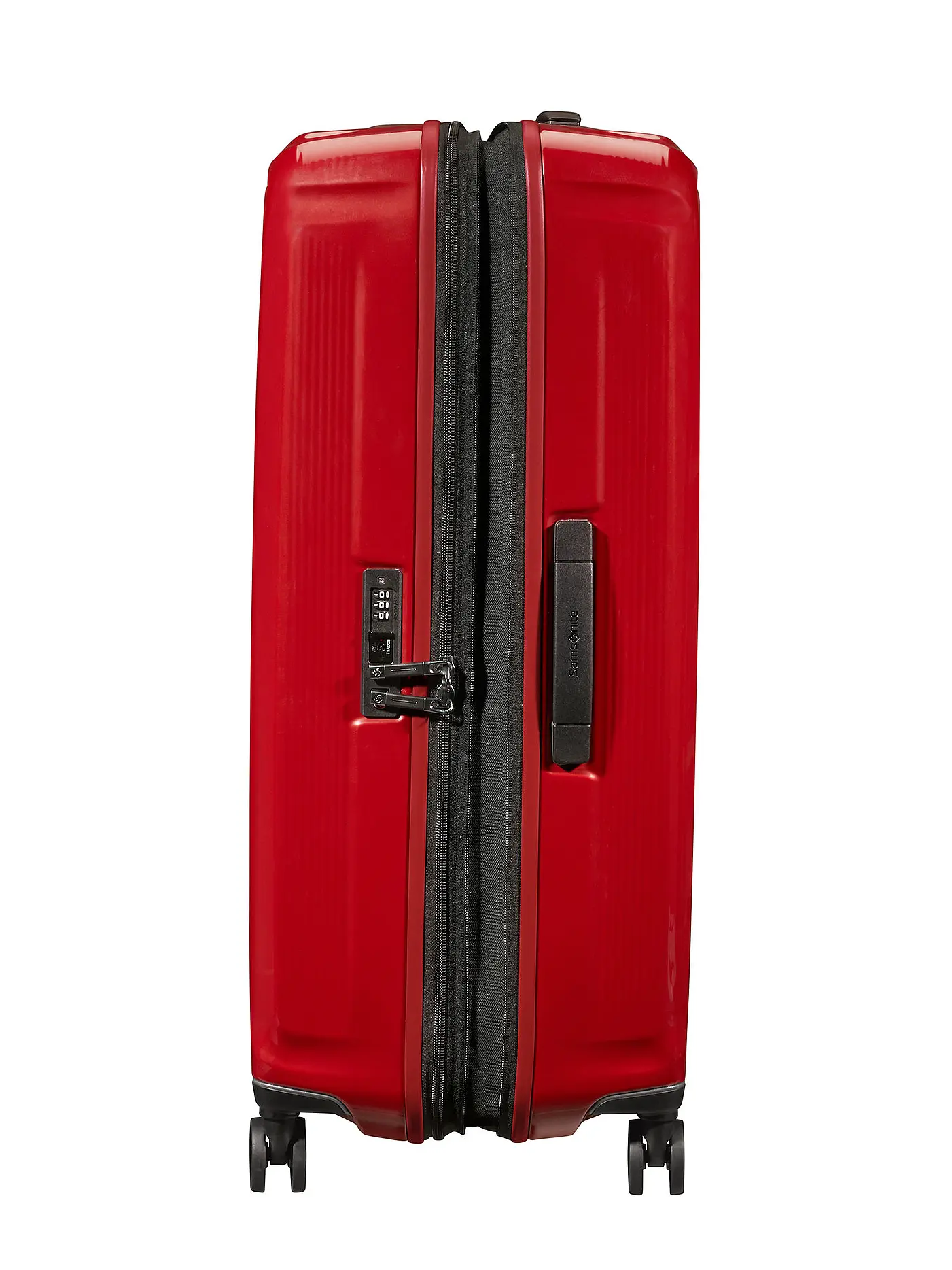 SAMSONITE | Trolley Nuon Spinner 75cm erweiterbar Metallic Red | rot
