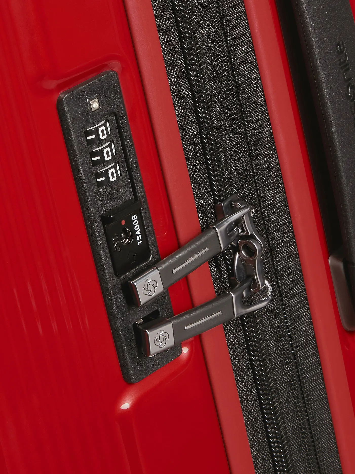 SAMSONITE | Trolley Nuon Spinner 75cm erweiterbar Metallic Red | rot