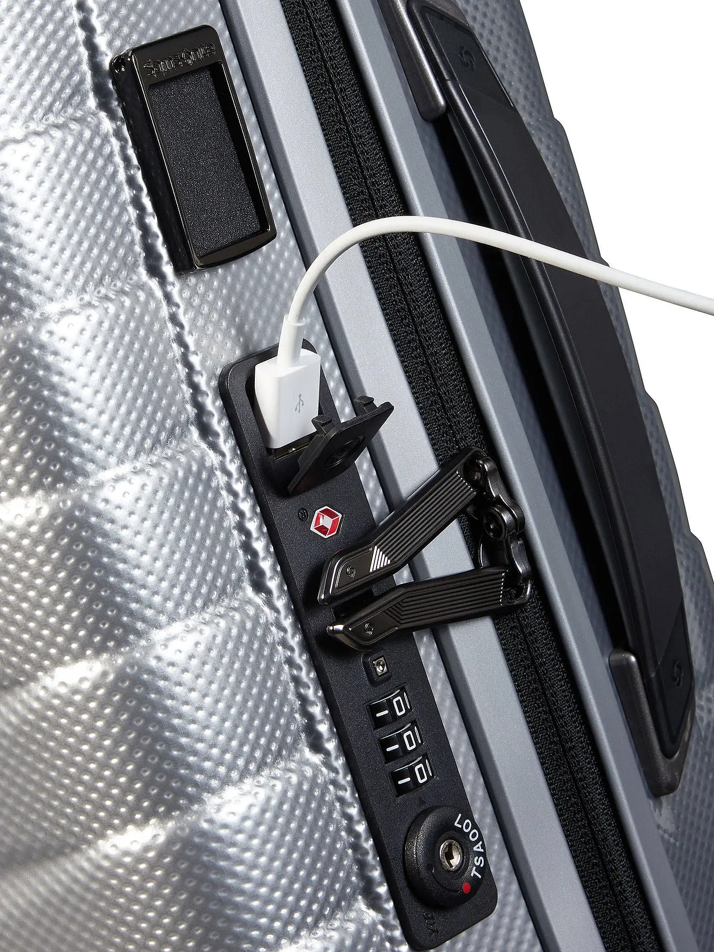 SAMSONITE | Trolley Proxis erweiterbar 55cm silver | silber