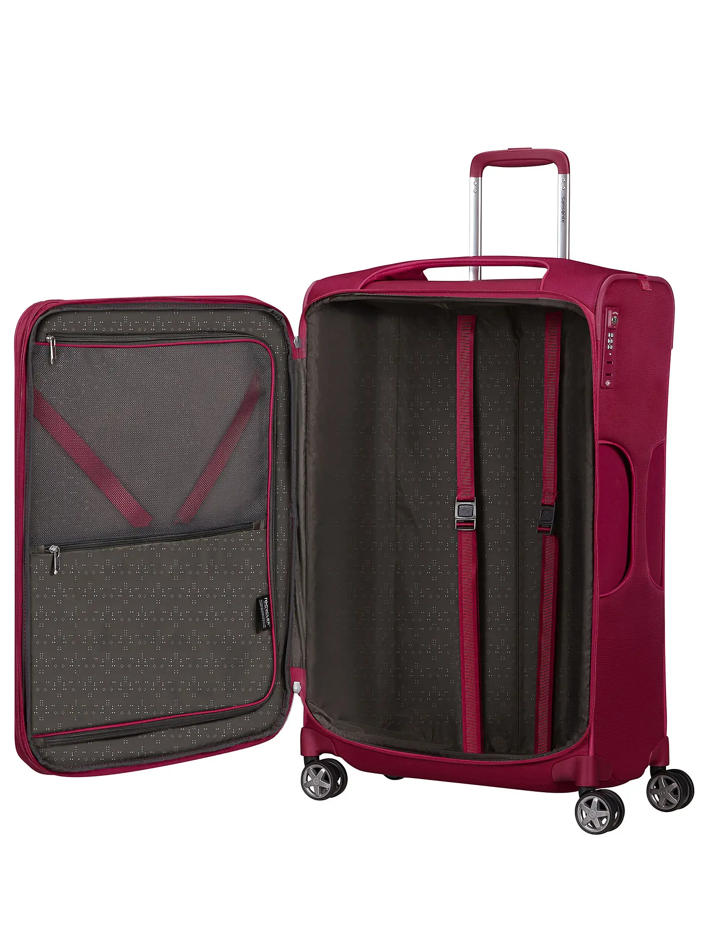 SAMSONITE | Trolley Weich D' LITE SPINNER 71cm erweiterbar Fuchsia | pink