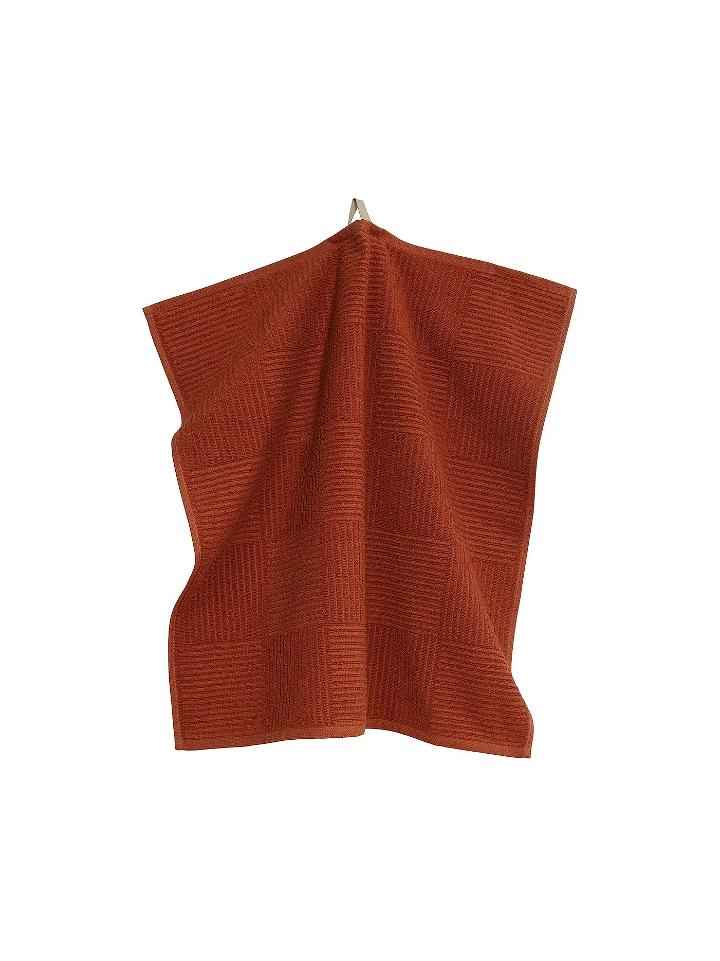 SANDER | Küchentuch 50x50cm ADAM Aubergine | orange