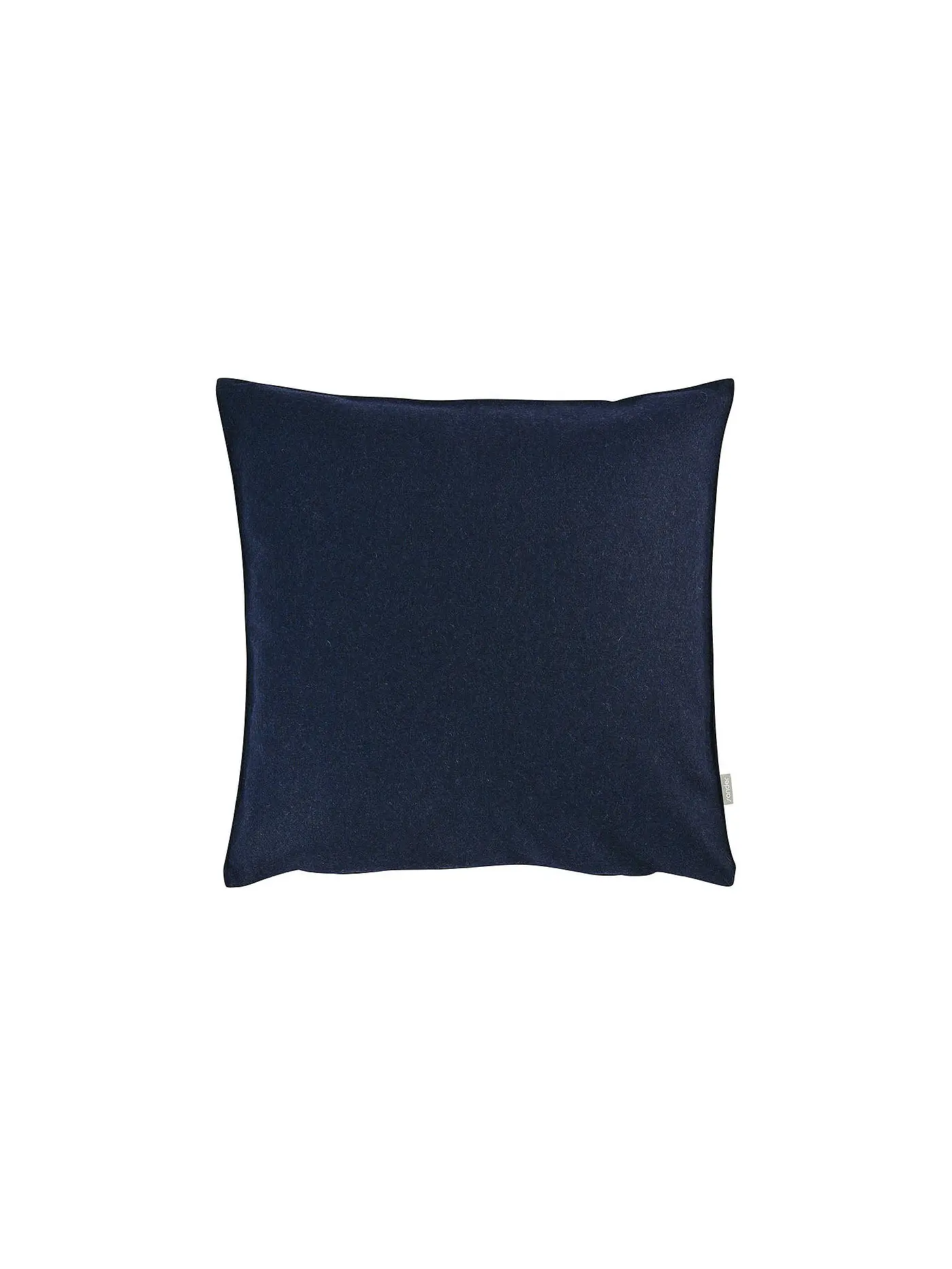 SANDER | Kissenhülle WOOL 50x50cm Senf | blau