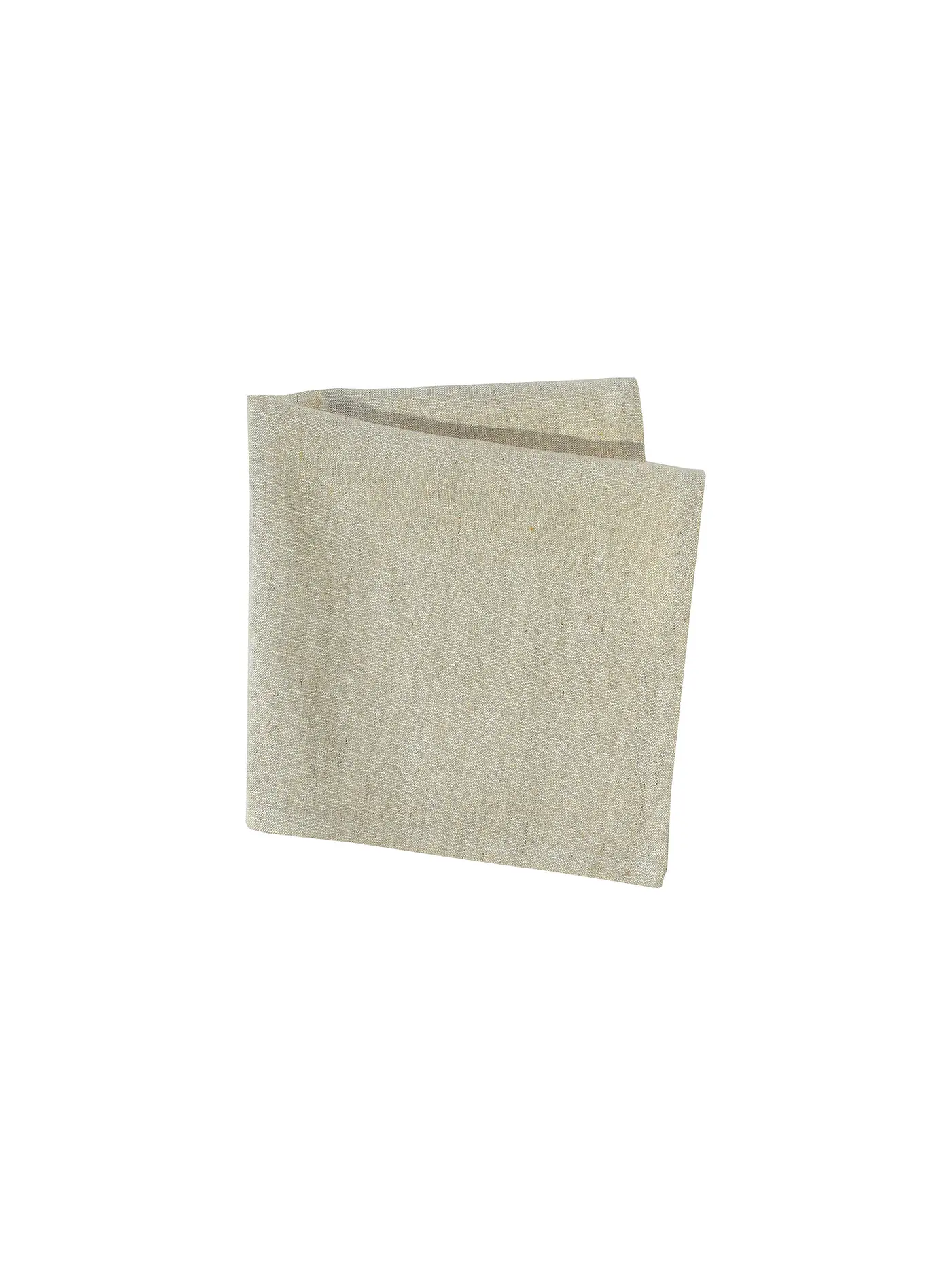 SANDER | Leinen Serviette Linnen 45x45cm Graphite  | beige
