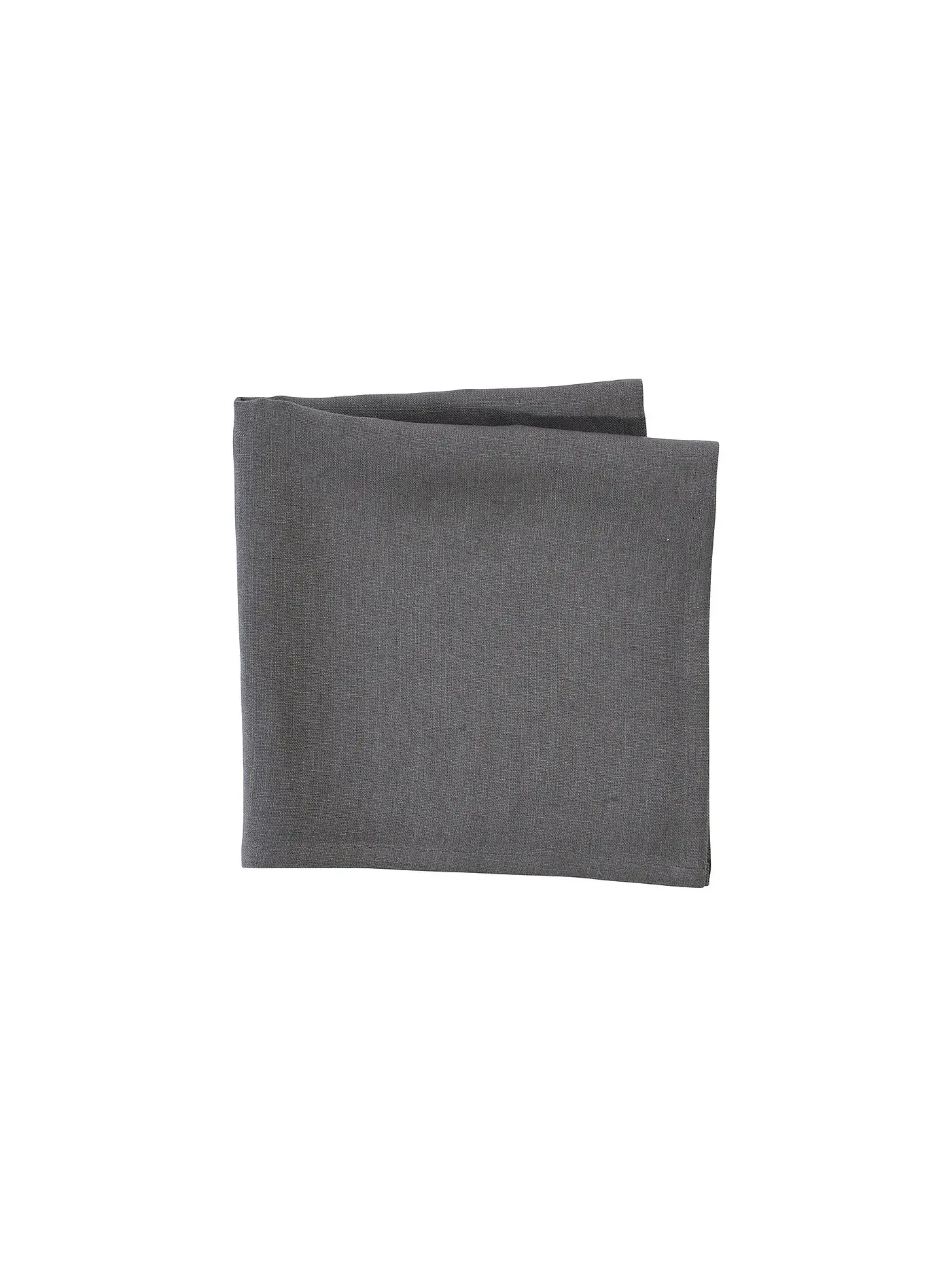 SANDER | Leinen Serviette Linnen 45x45cm Graphite  | grau