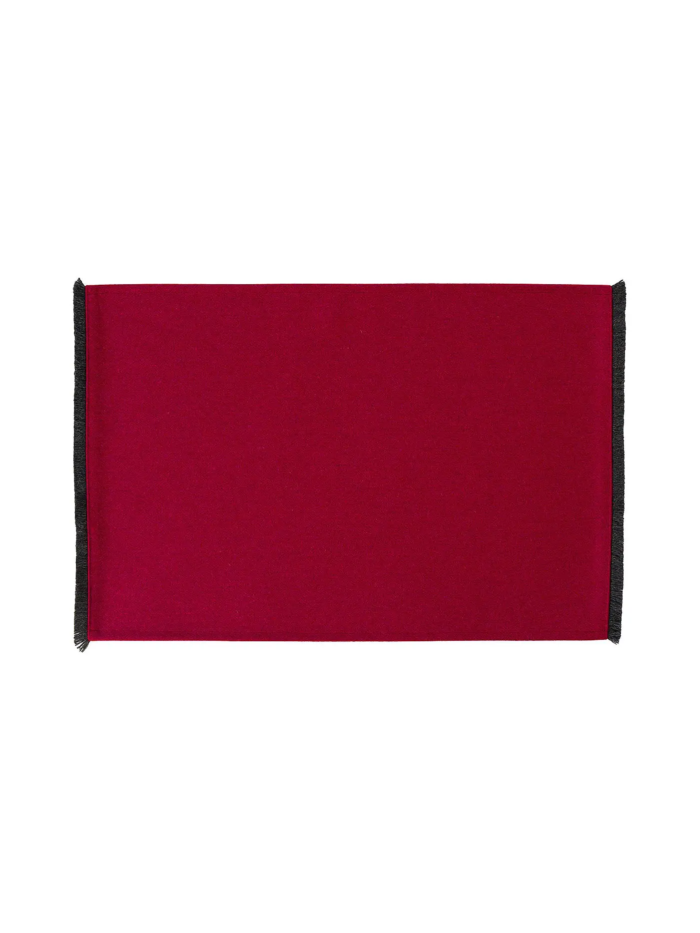 SANDER | Tischset Brim 33x50cm Grafit | dunkelrot