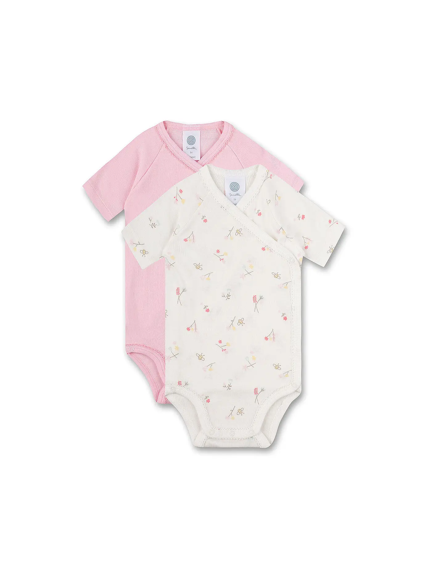 SANETTA | Baby Bodys 2-er Pkg | weiss
