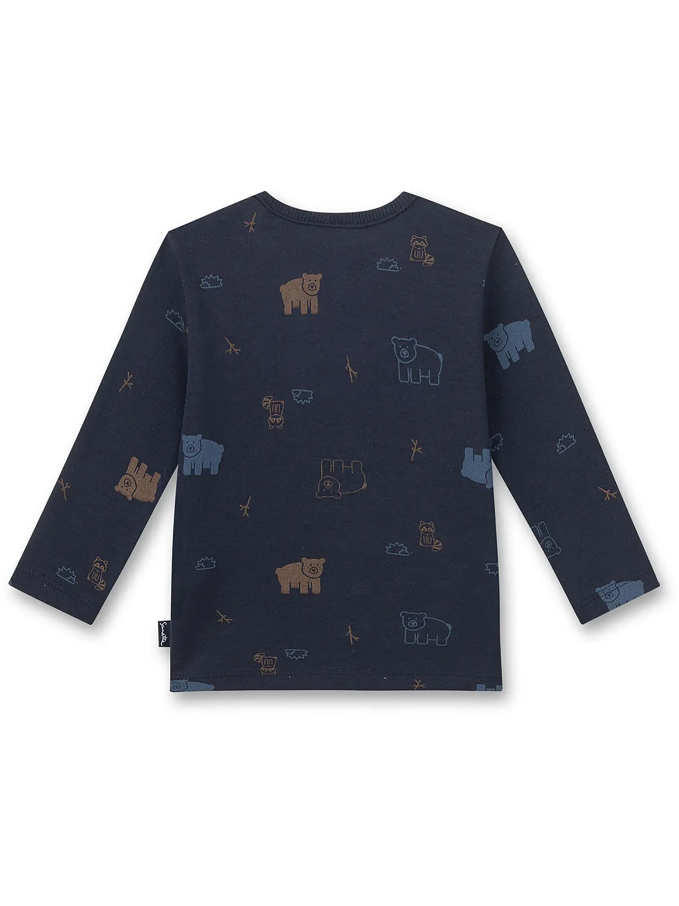 SANETTA | Baby Langarmshirt  | dunkelblau