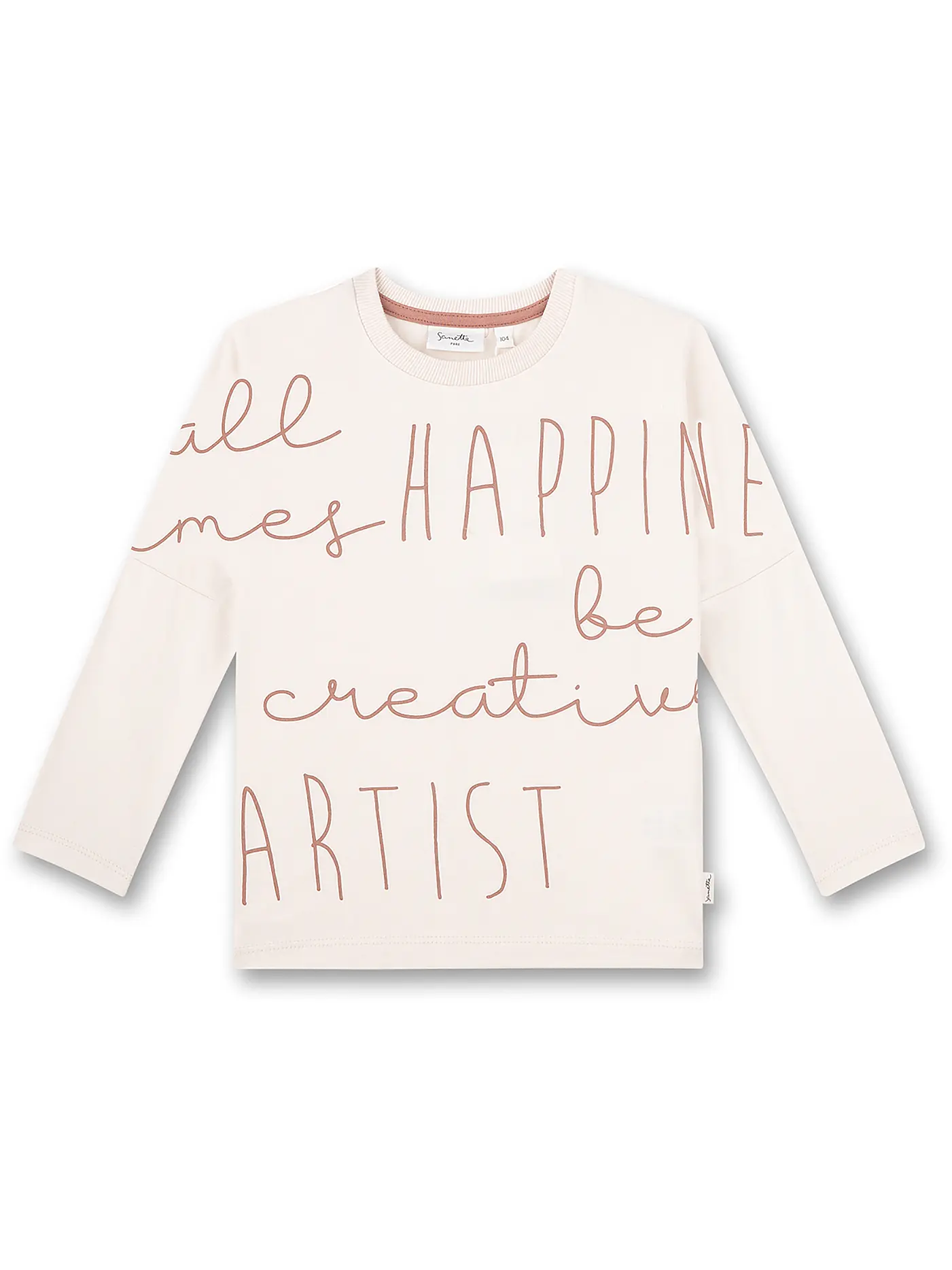 SANETTA | Baby Langarmshirt | weiss