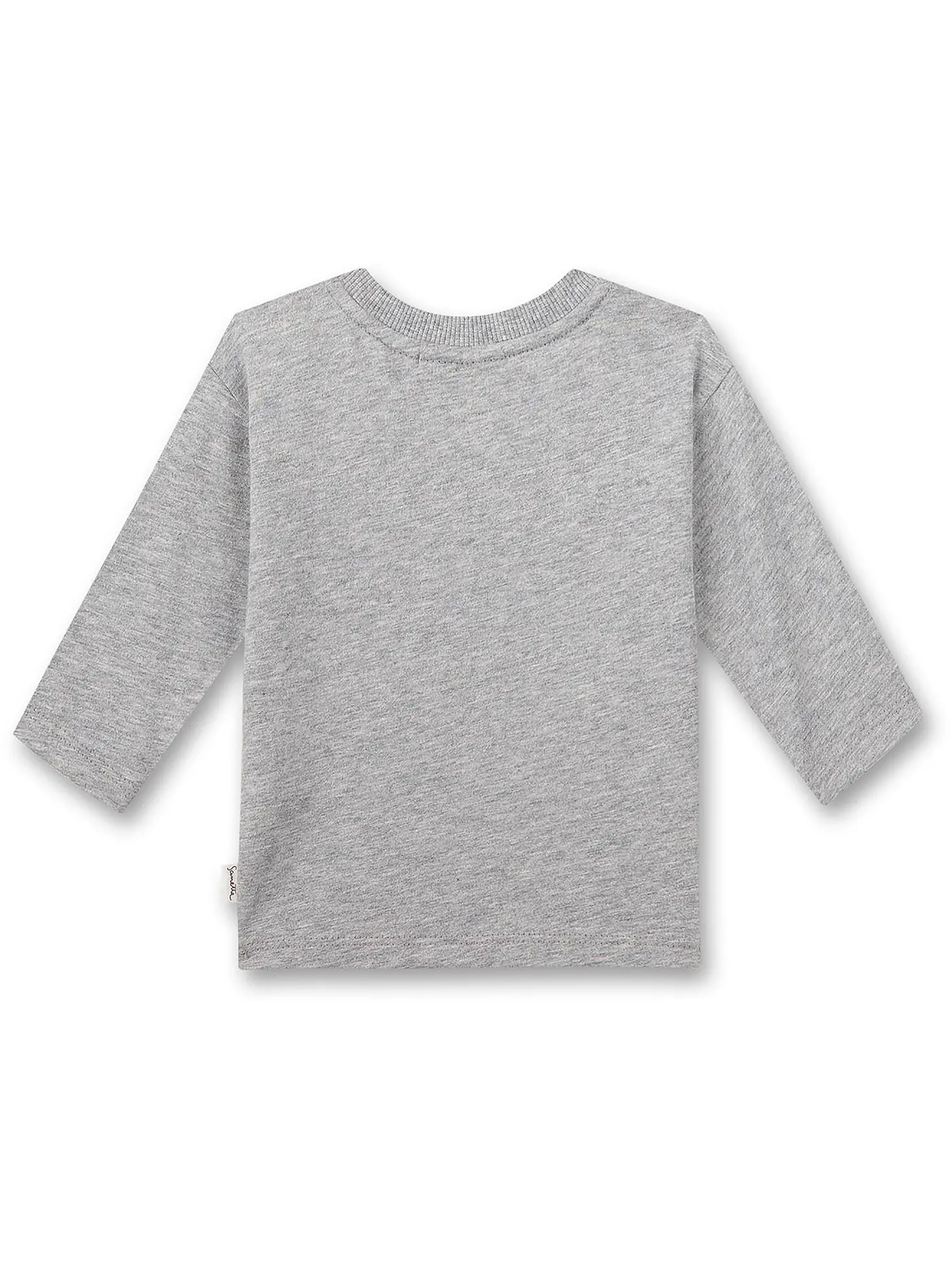 SANETTA | Baby Langarmshirt | hellgrau