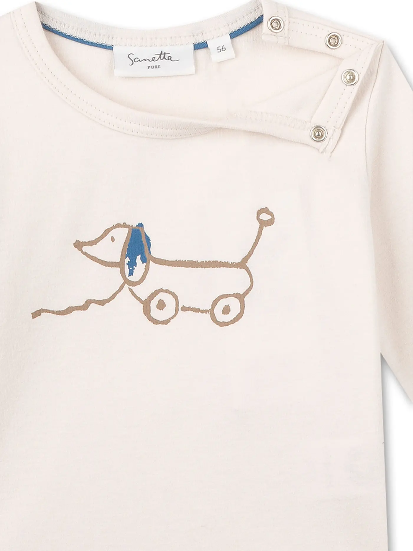 SANETTA | Baby Langarmshirt | weiss