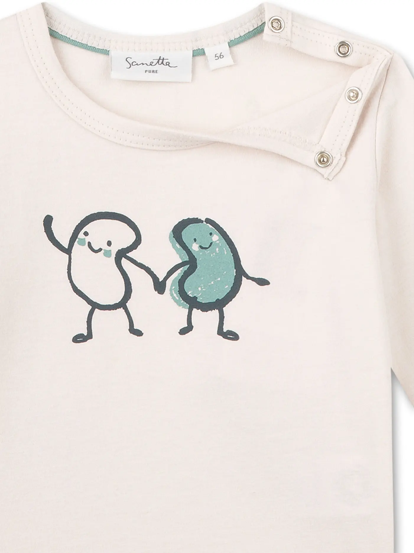 SANETTA | Baby Langarmshirt | weiss