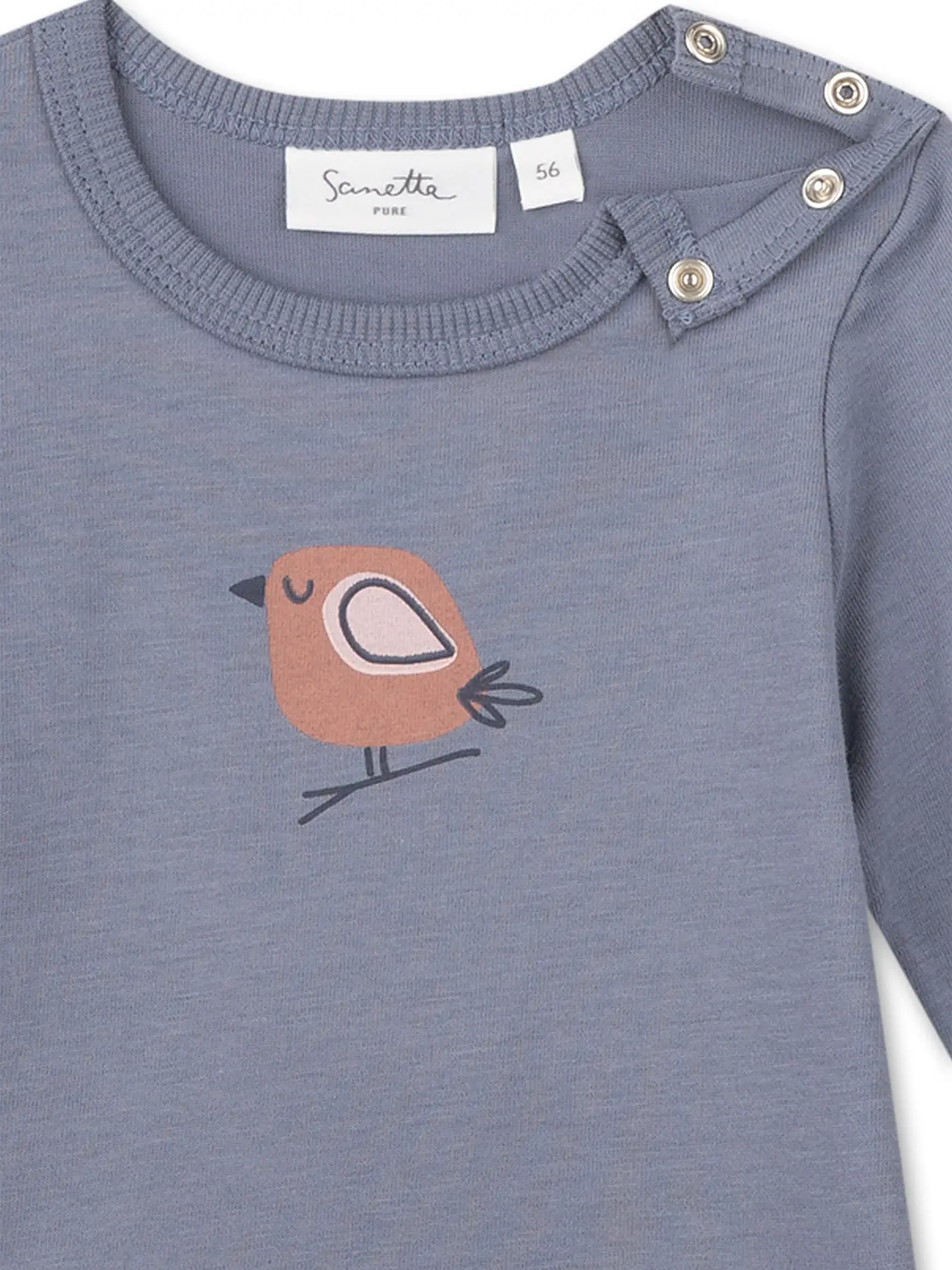 SANETTA | Baby Langarmshirt | blau