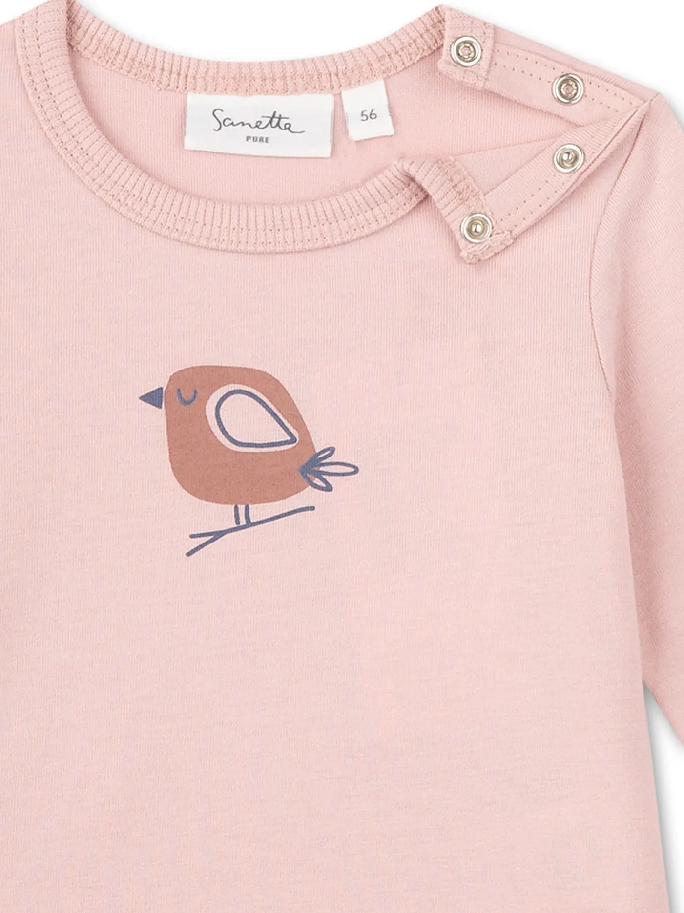 SANETTA | Baby Langarmshirt | rosa