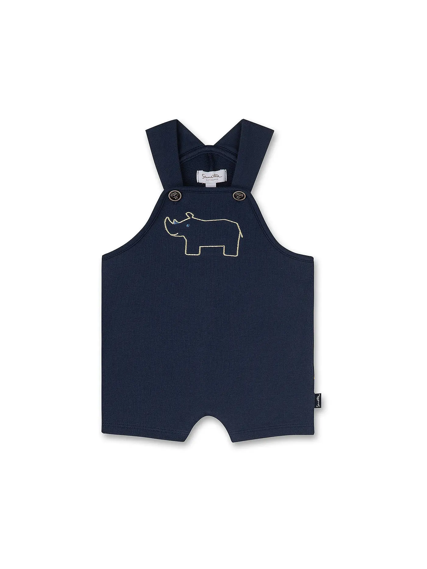SANETTA | Baby Latzhose DUNGAREES | dunkelblau