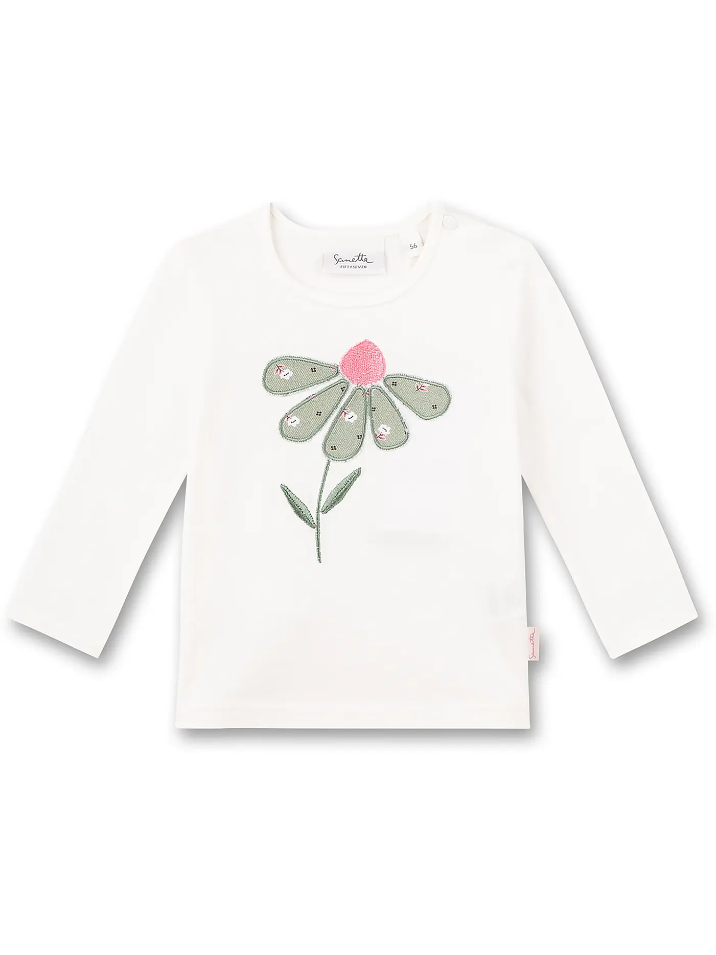 SANETTA | Baby Mädchen Langarmshirt | creme